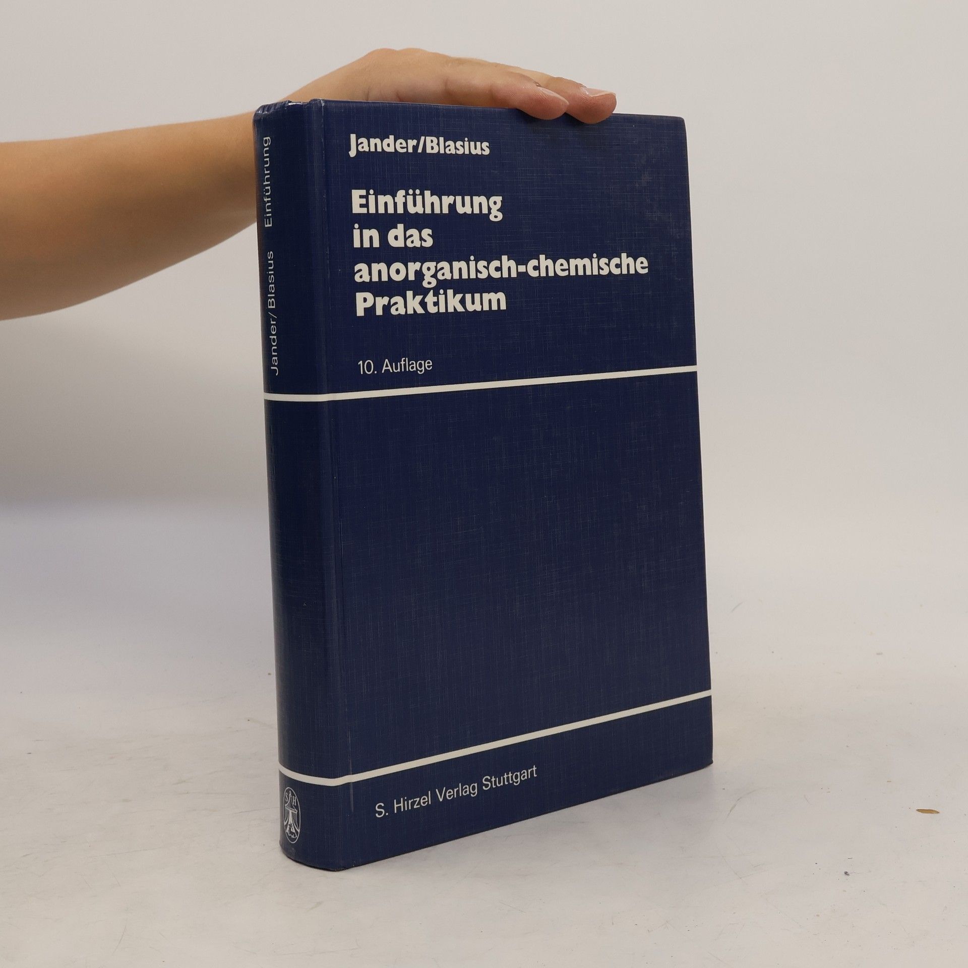 Gerhart Jander Einführung in das anorganisch-chemische Praktikum