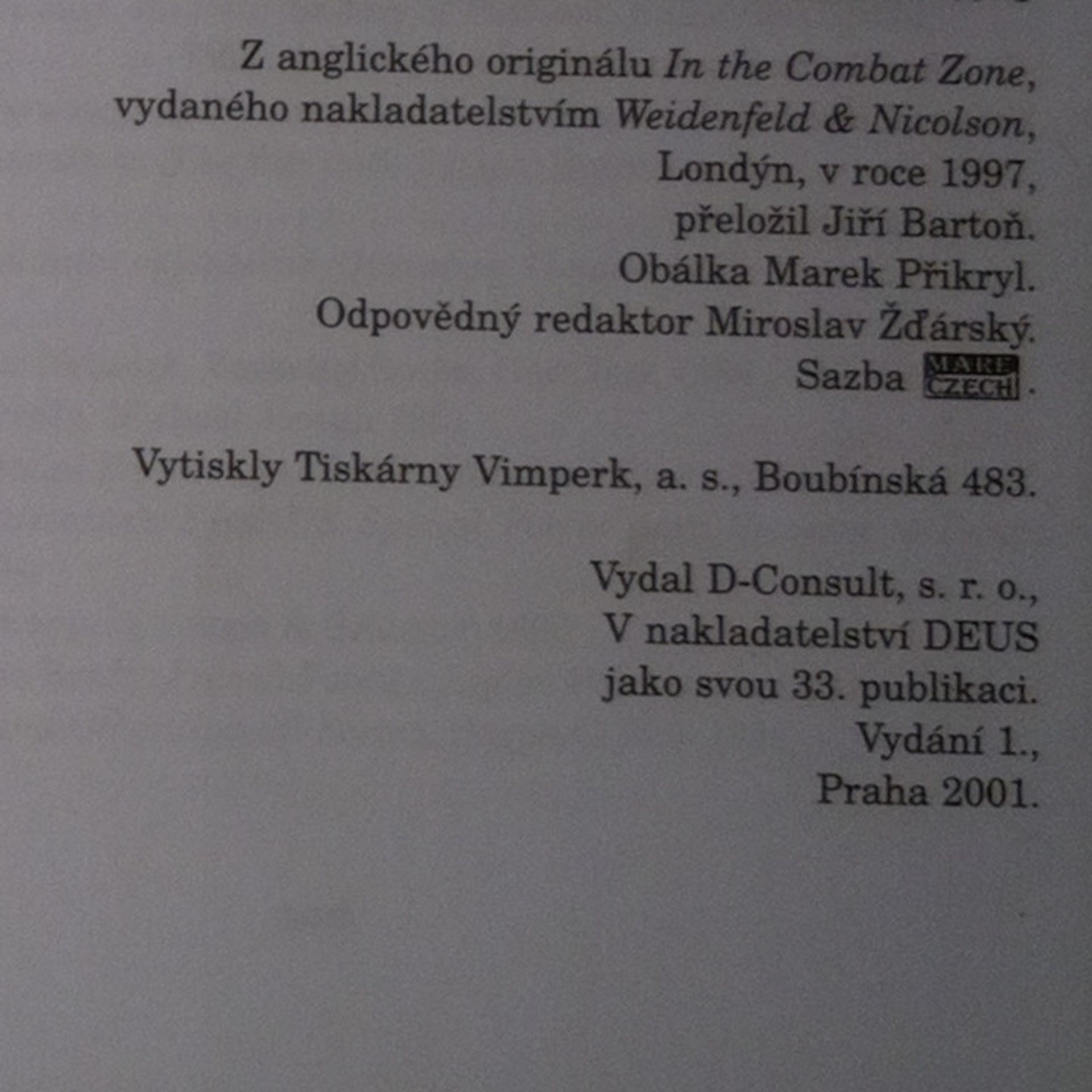 Robin Neillands V bojové zóně - Speciální jednotky od roku 1945