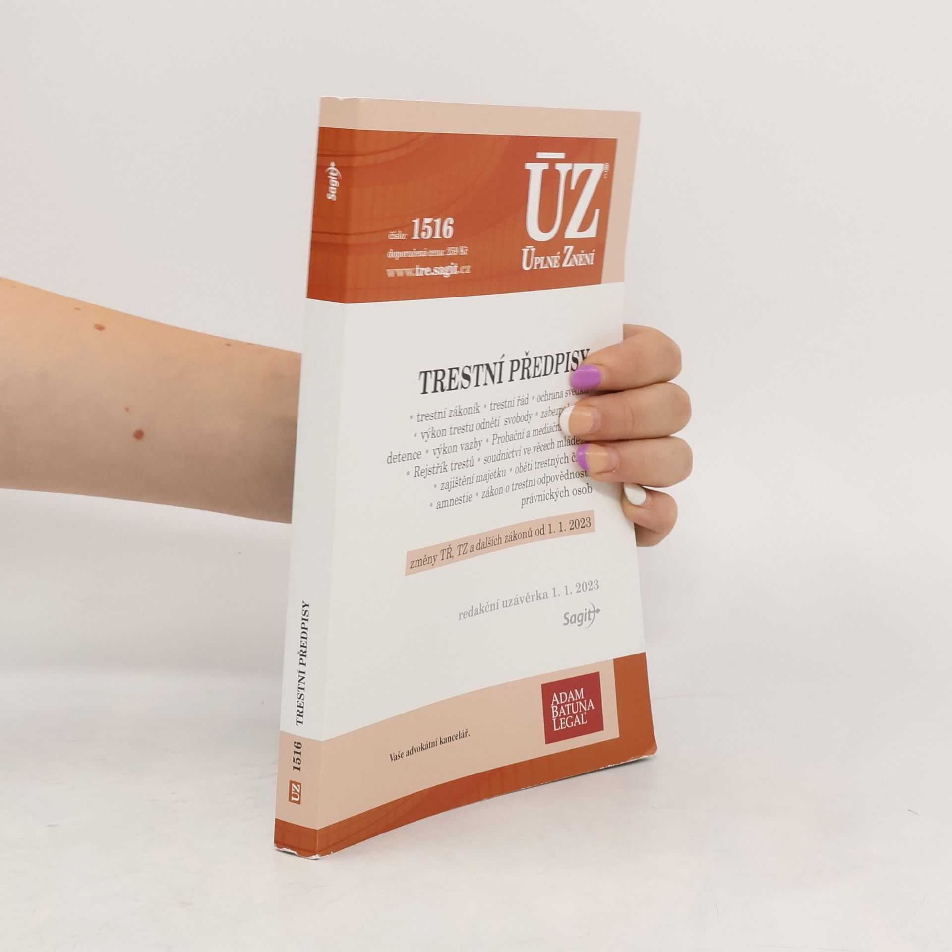 Kolektiv autorů Trestní předpisy [ÚZ 2023 č. 1516]