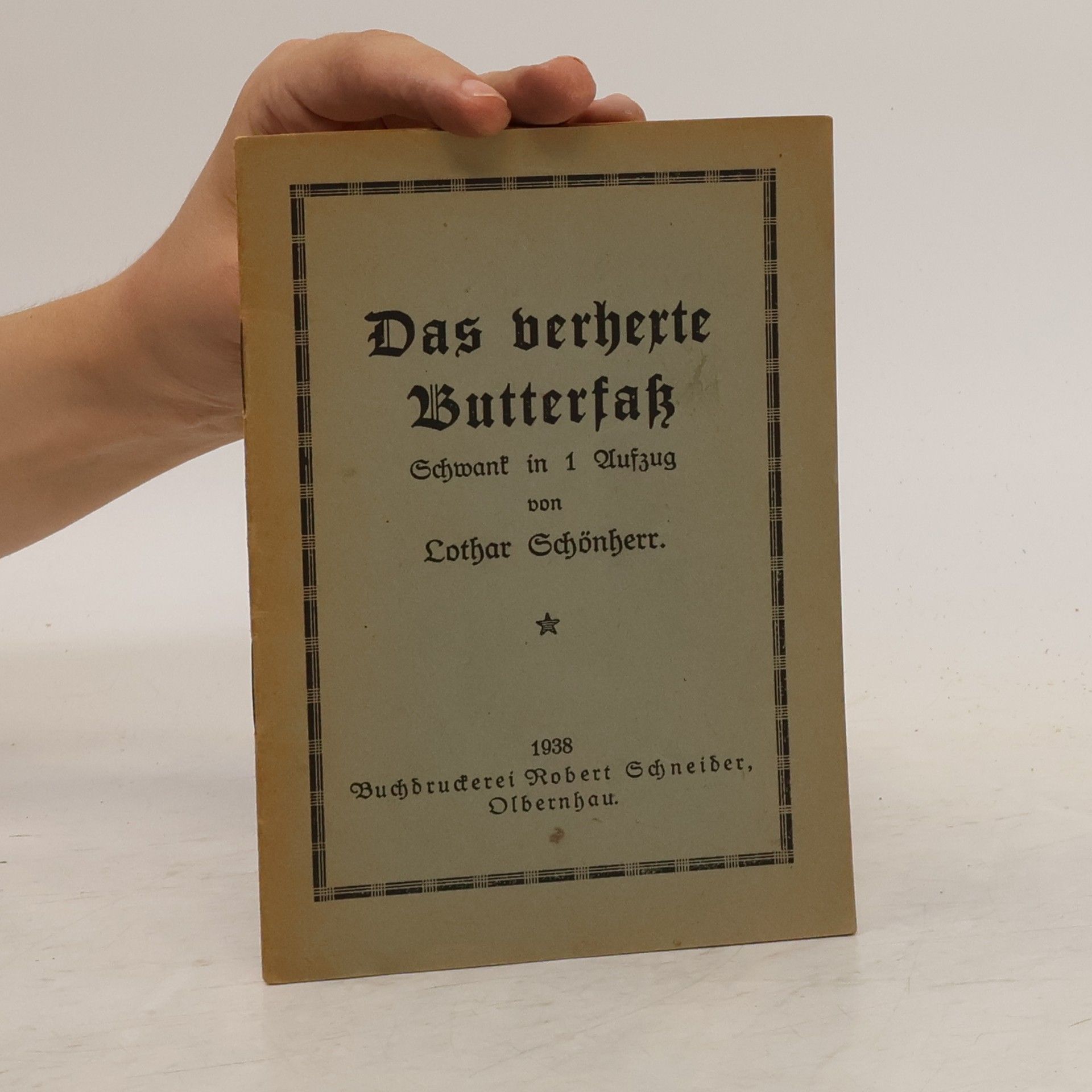Lothar Schönherr Das verherte Butterfatz