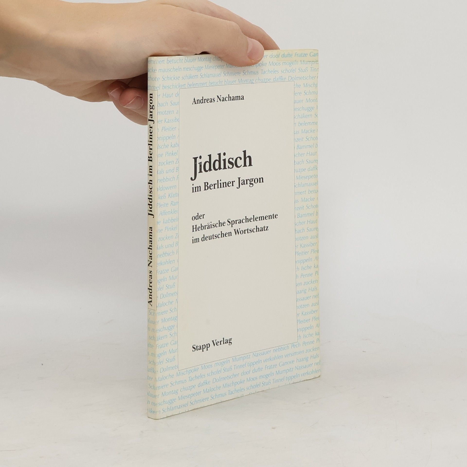 Andreas Nachama Jiddisch im Berliner Jargon