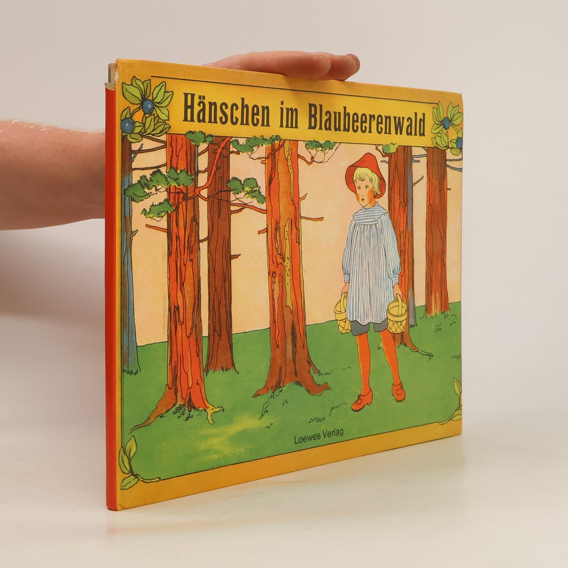 Elsa Beskow Hänschen im Blaubeerenwald