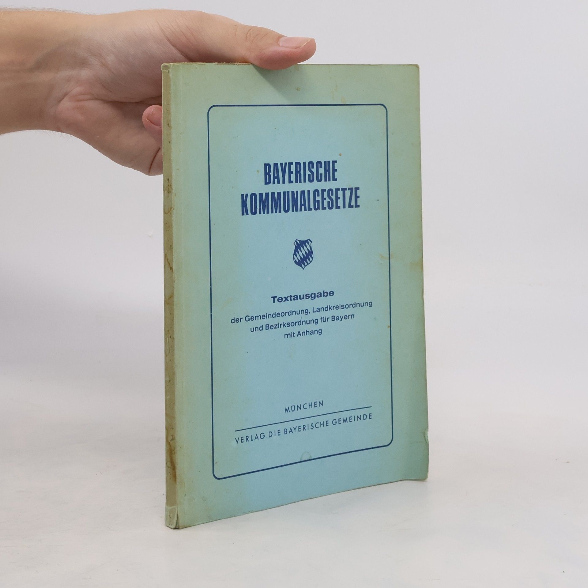 Collectif d'auteurs Bayerische Kommunalgesetze