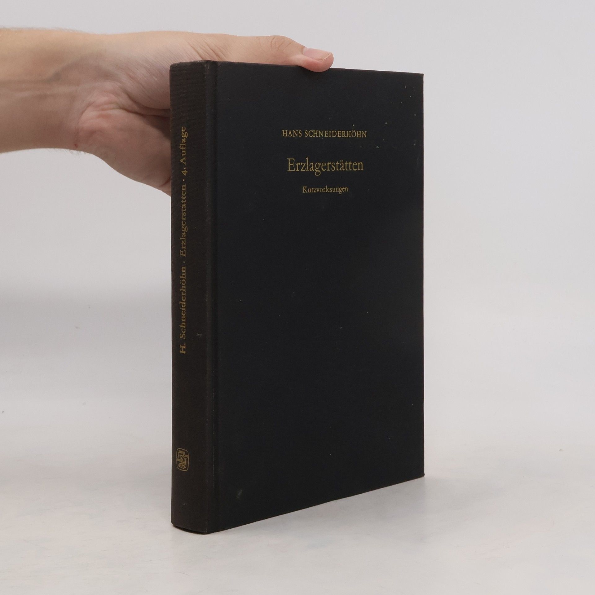 Hans Schneiderhohn Erzlagerstätten