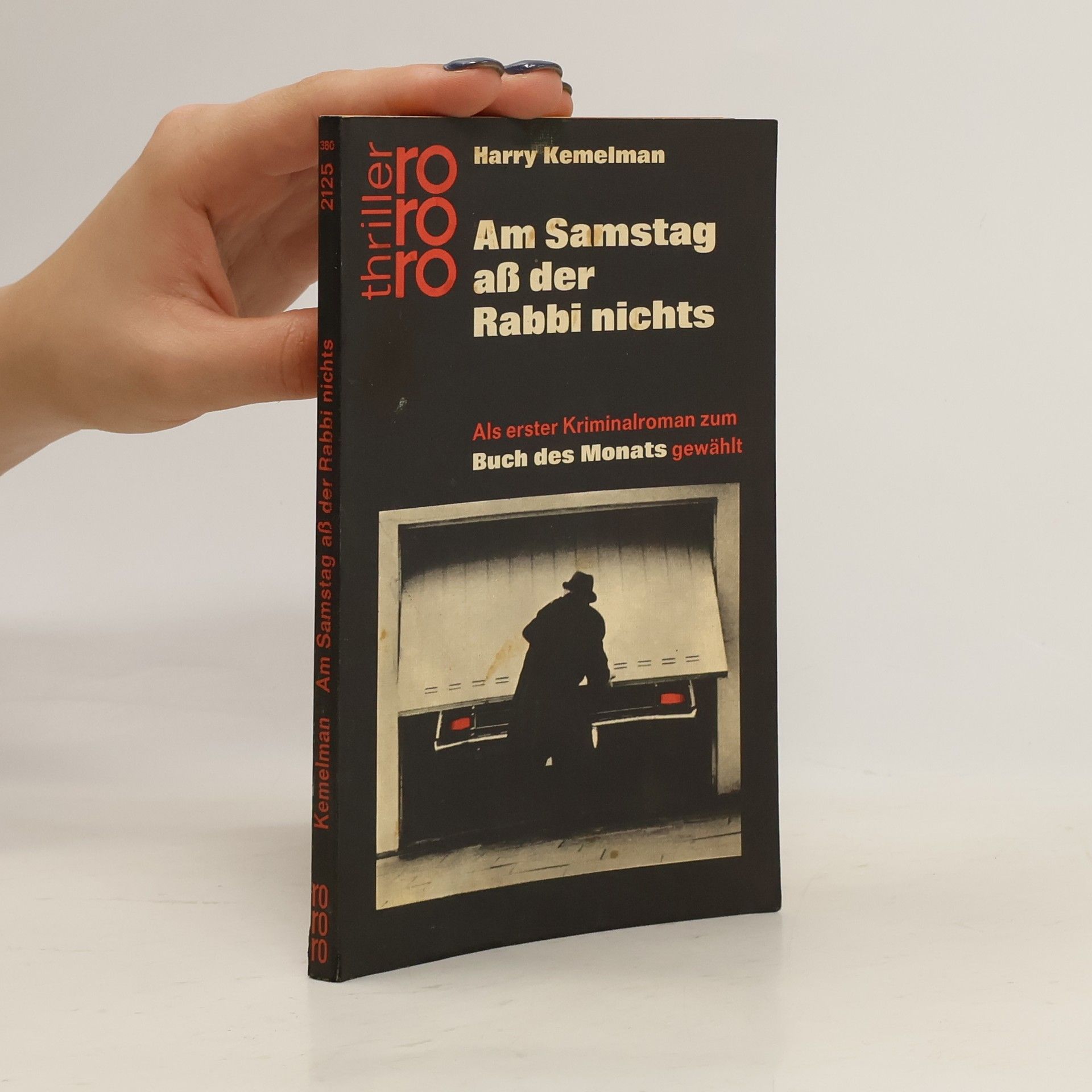 Harry Kemelman Am Samstag aß der Rabbi nichts