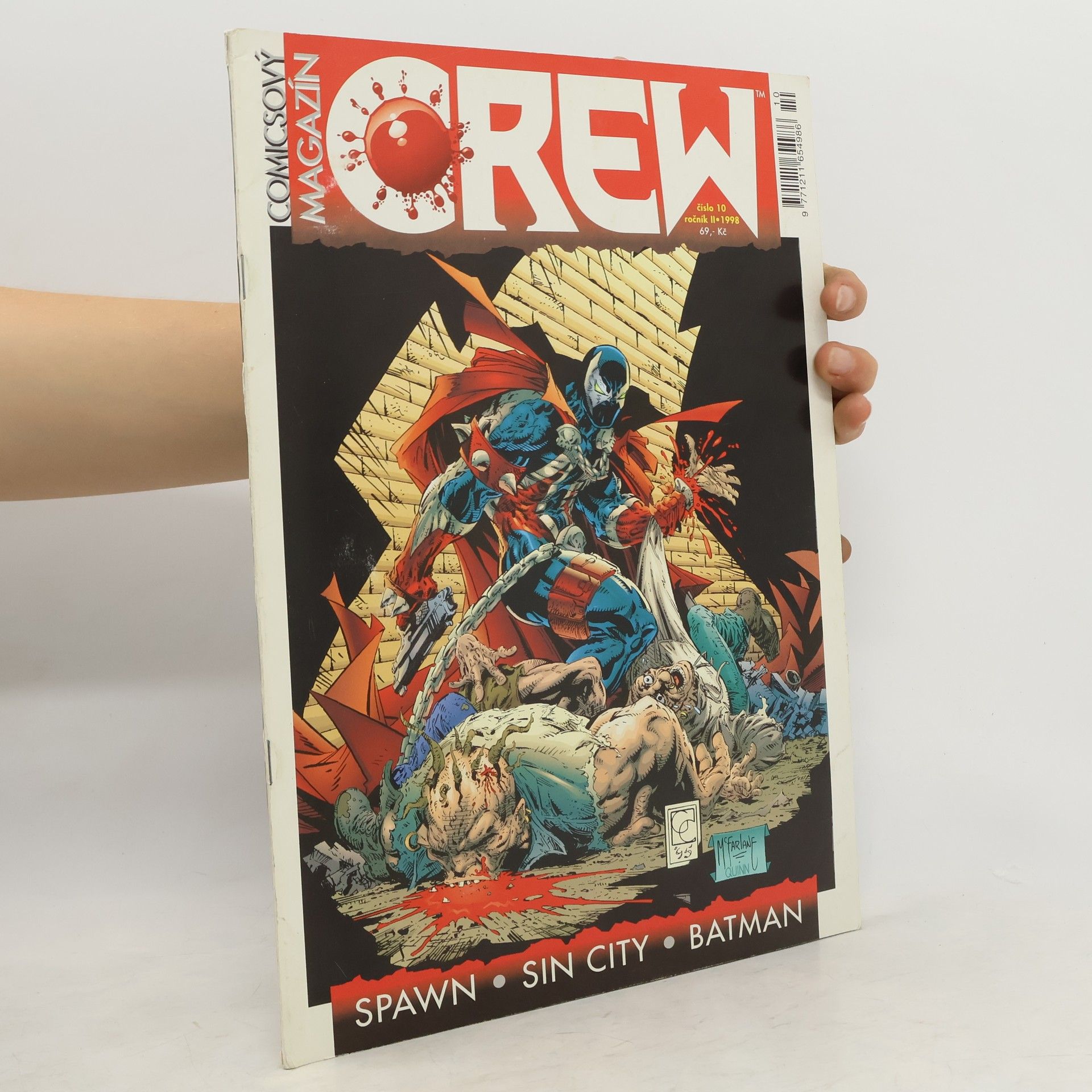 Collectif d'auteurs Comicsový magazín CREW 10/1998
