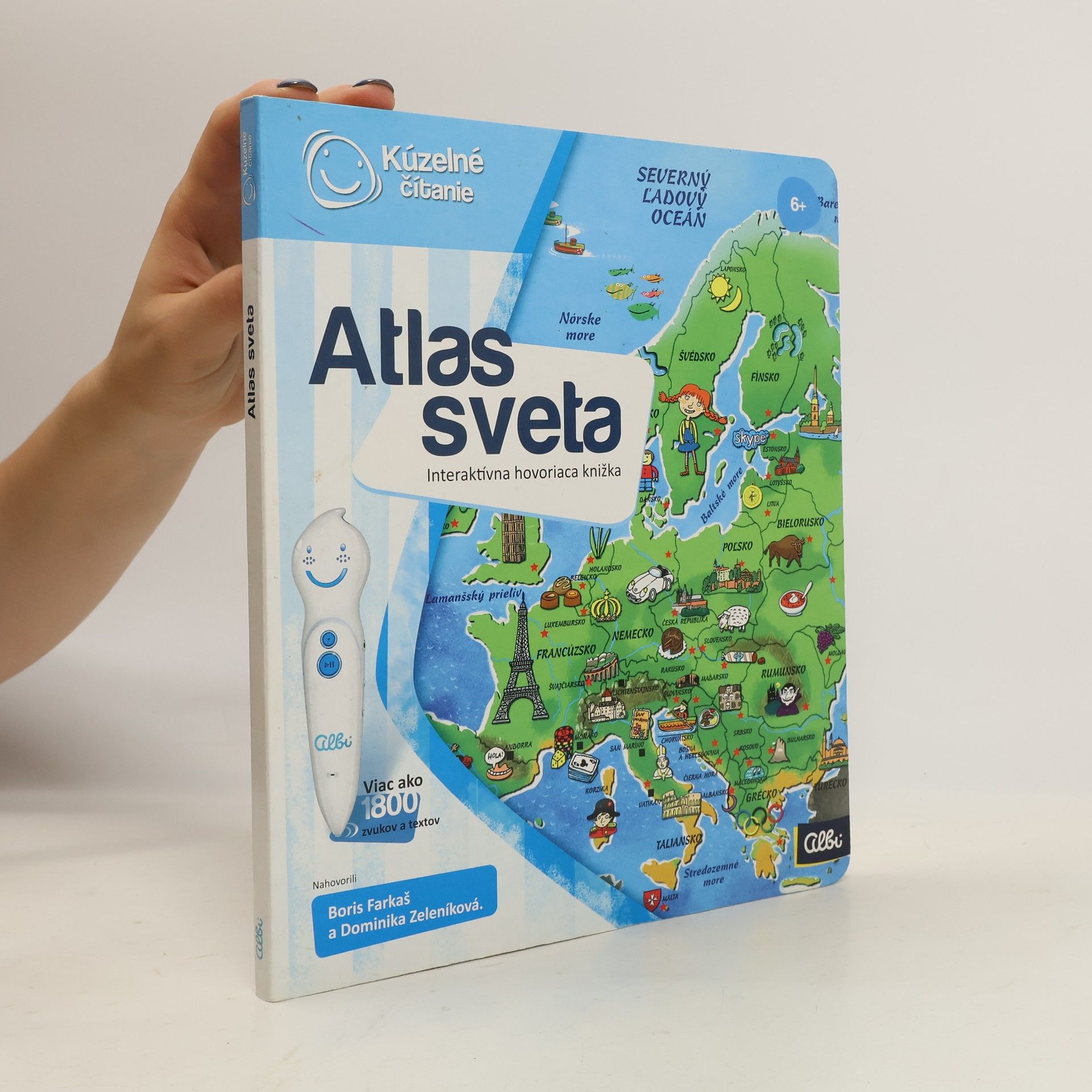 Kolektív autorov Atlas sveta : interaktívna hovoriaca knižka