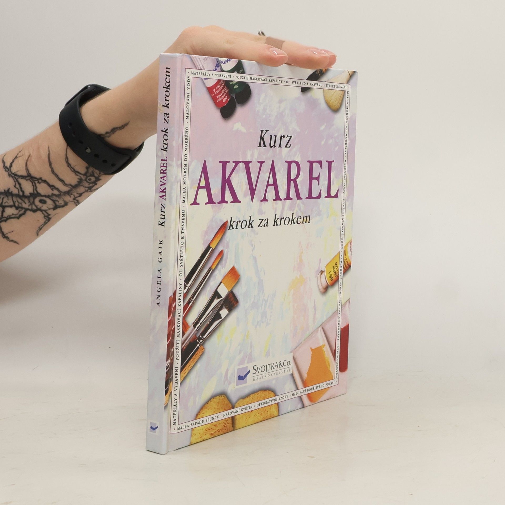 Angela Gair Kurz Akvarel krok za krokem