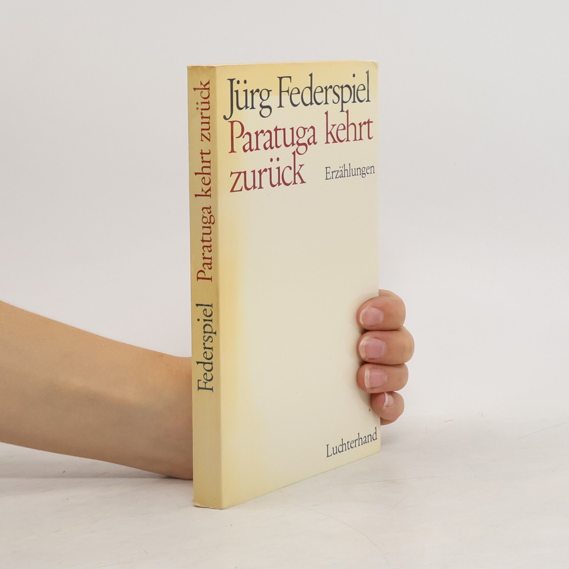 Jürg Federspiel Paratuga kehrt zurück
