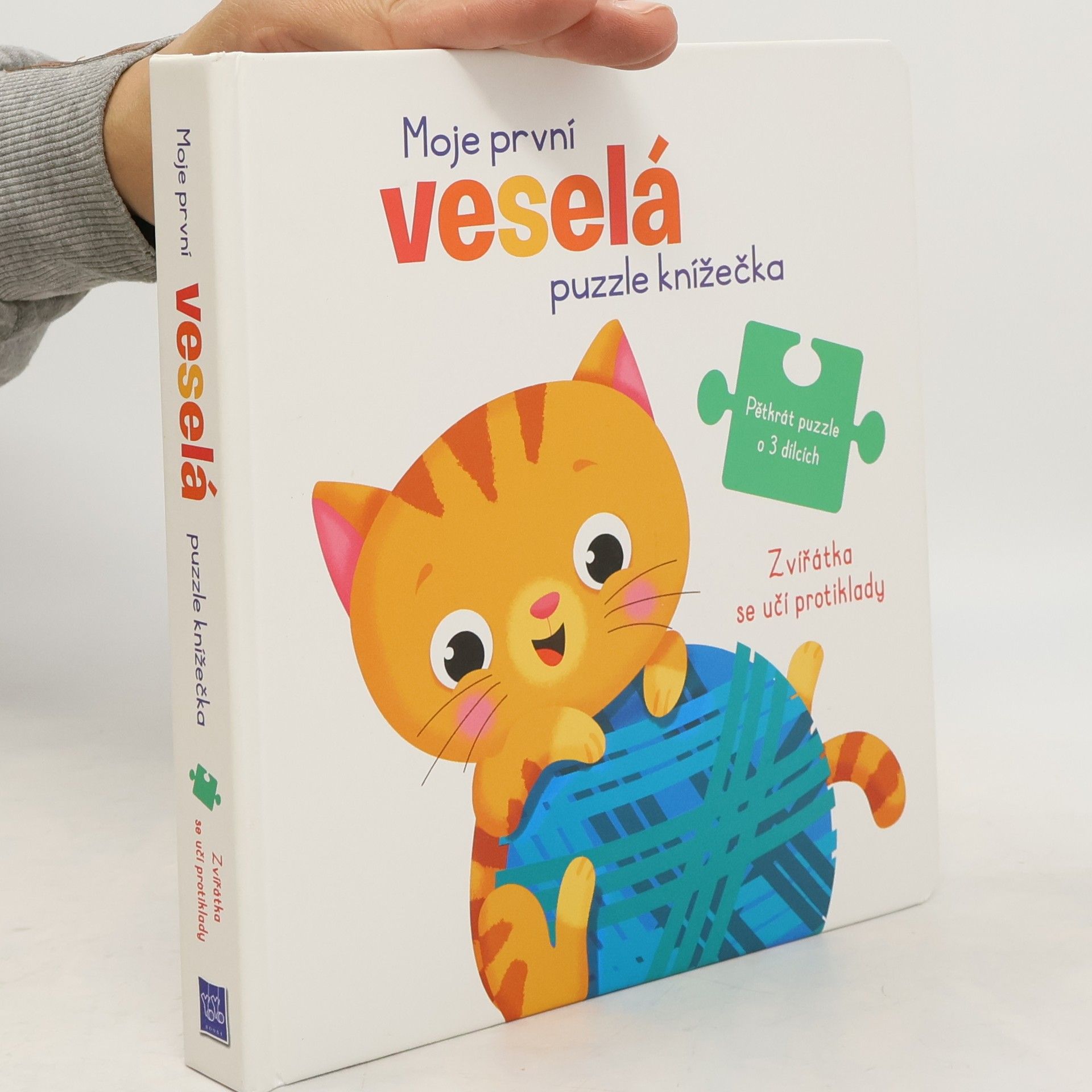 Autores varios Moje první veselá puzzle knížečka Zvířátka se učí protiklady