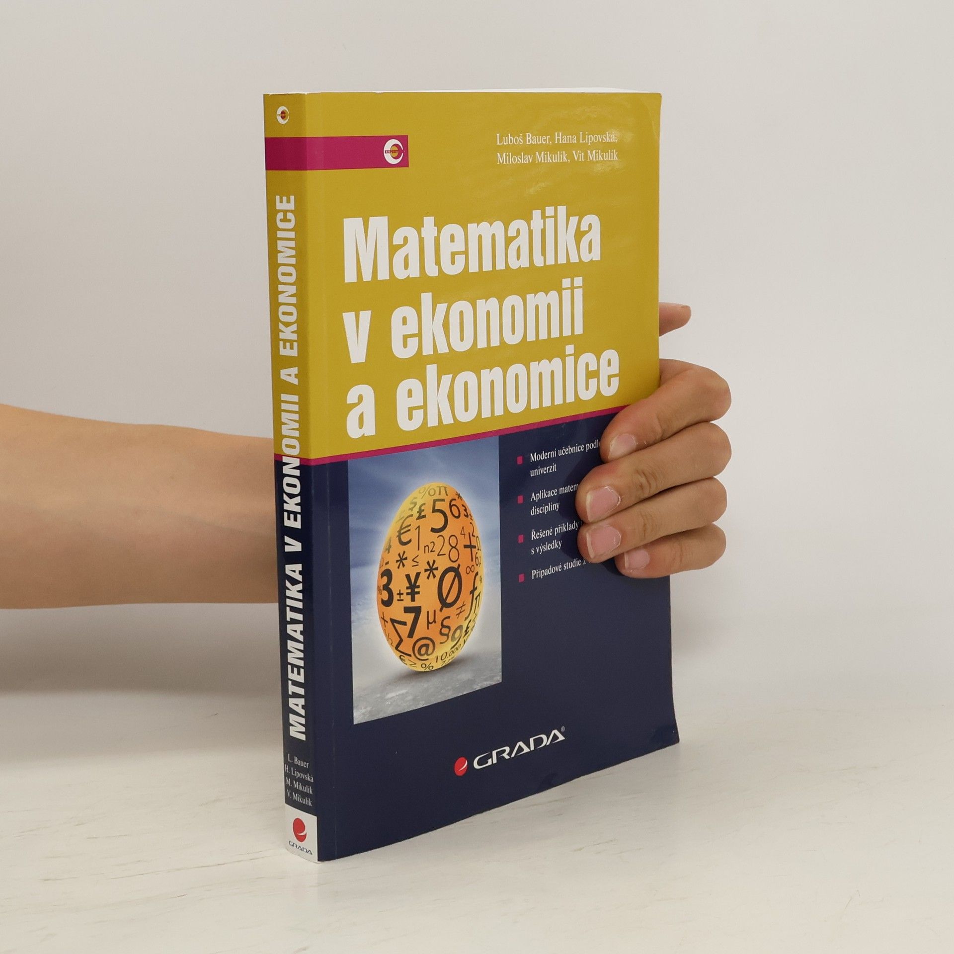 Luboš Bauer Matematika v ekonomii a ekonomice