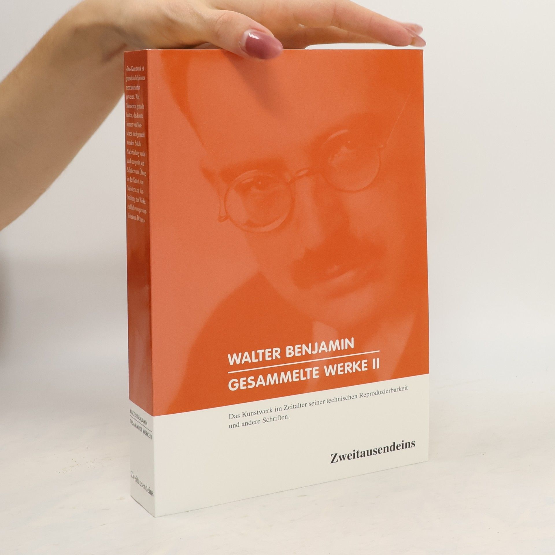 Walter Benjamin Walter Benjamin. Gesammelte Werke. 2 Bände