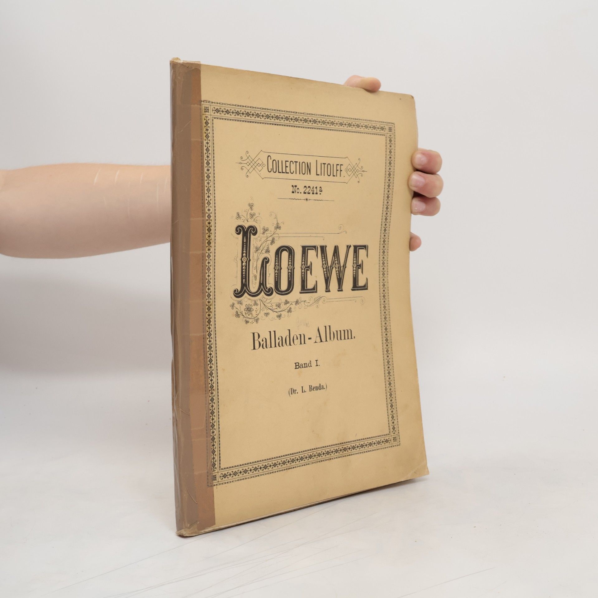 Carl Loewe Ausgewählte Lieder und Balladen für eine Singstimme mit Pianofortebegleitung