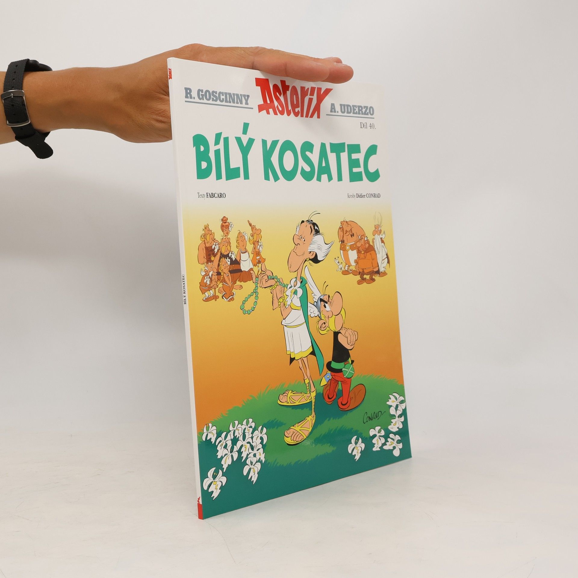 Fabcaro Asterix 40 - Bílý kosatec
