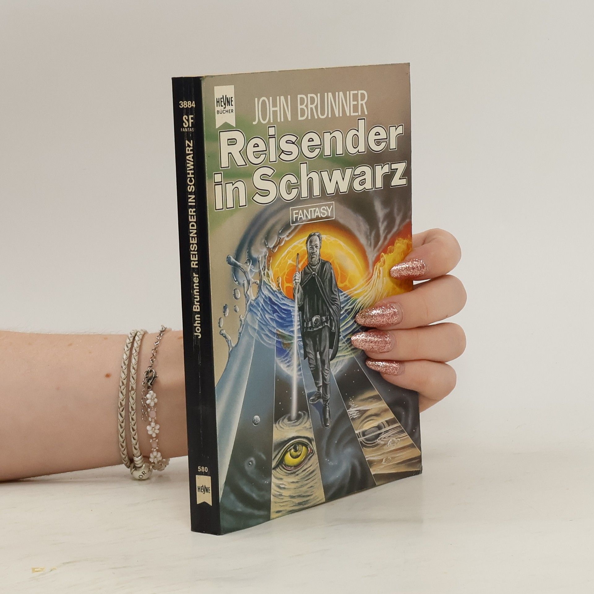John Brunner Reisender in Schwarz