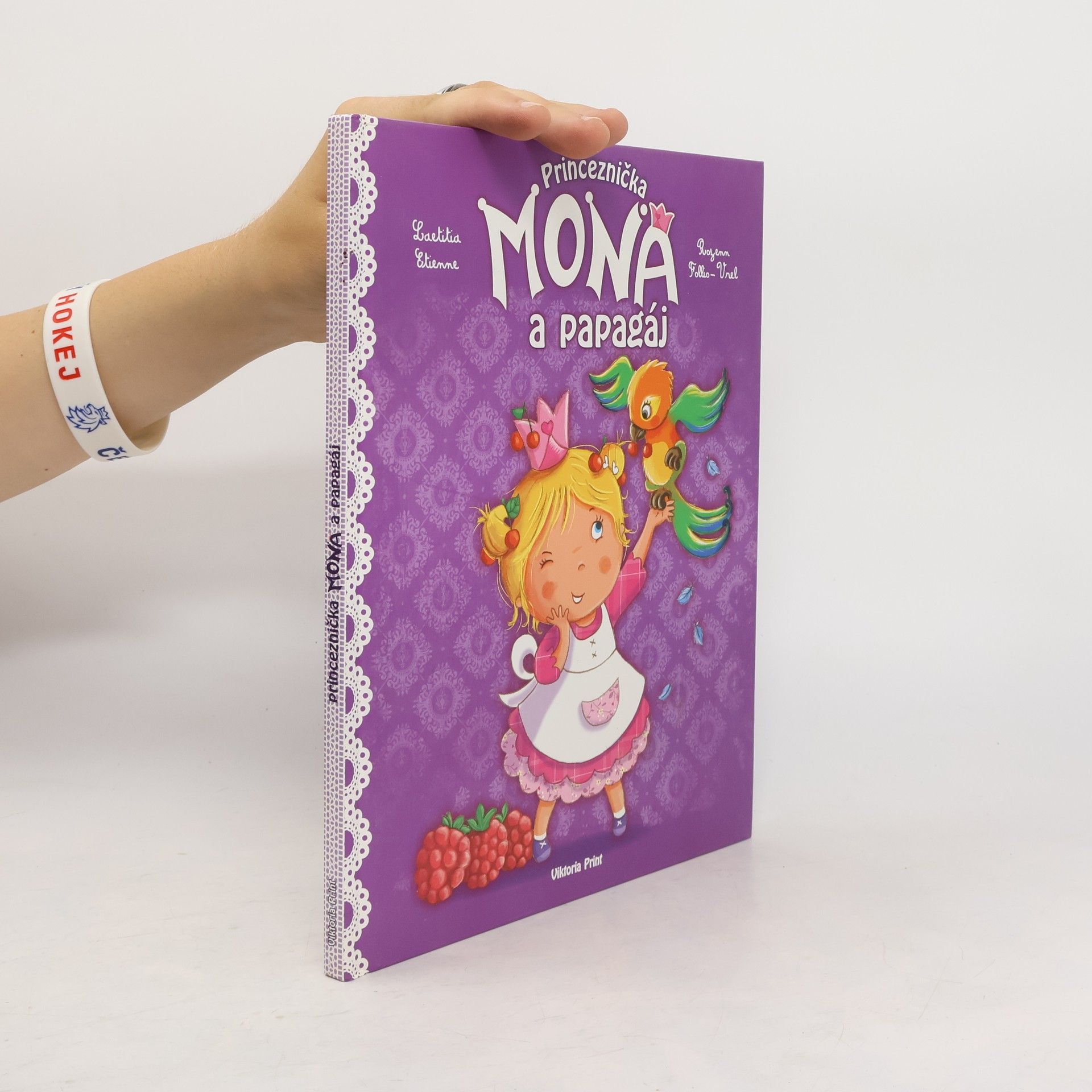 Follio Vrel Royenn Etienne Laetitia Princeznička Mona a papagáj (veľký formát)