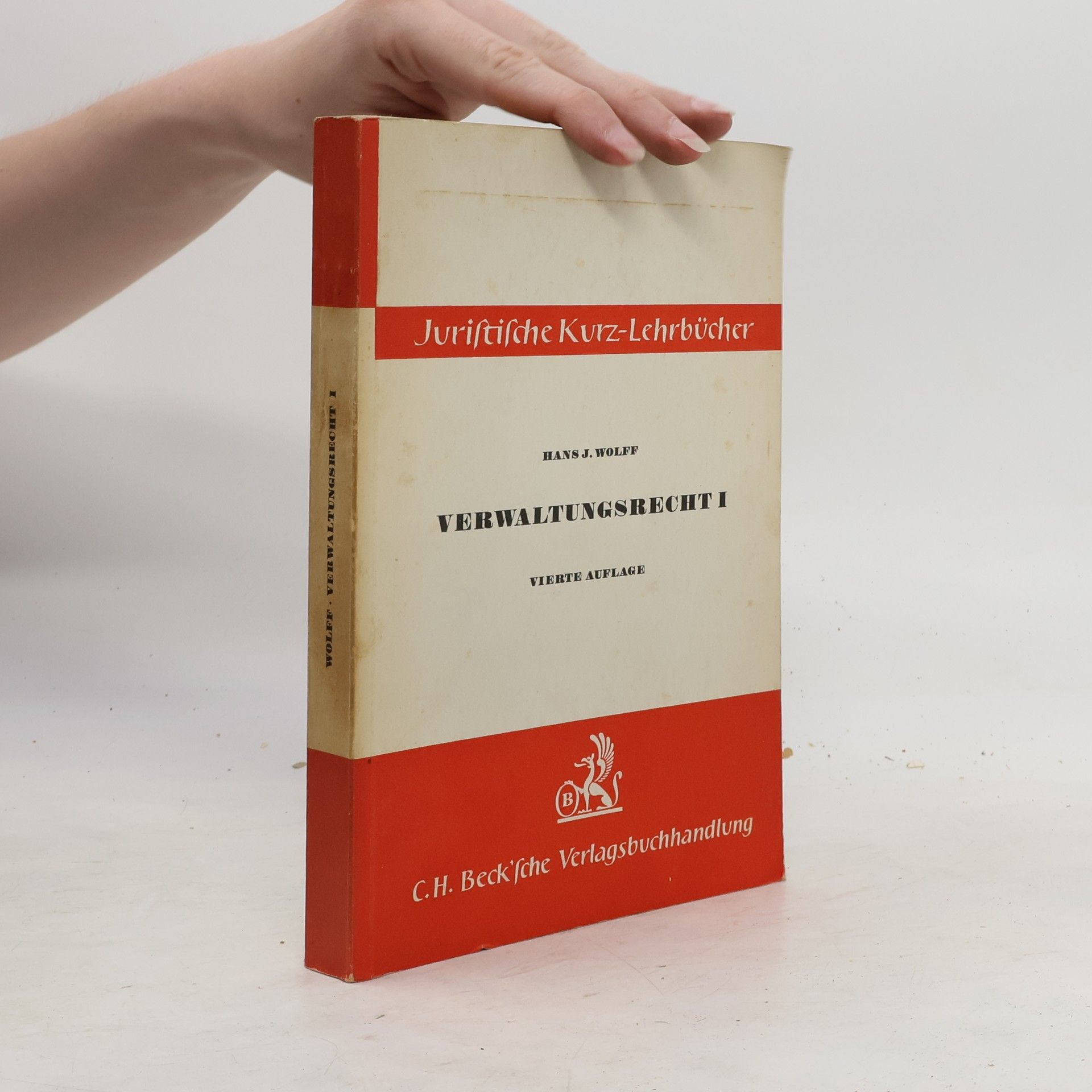 Hans J. Wolff Verwaltungsrecht 4