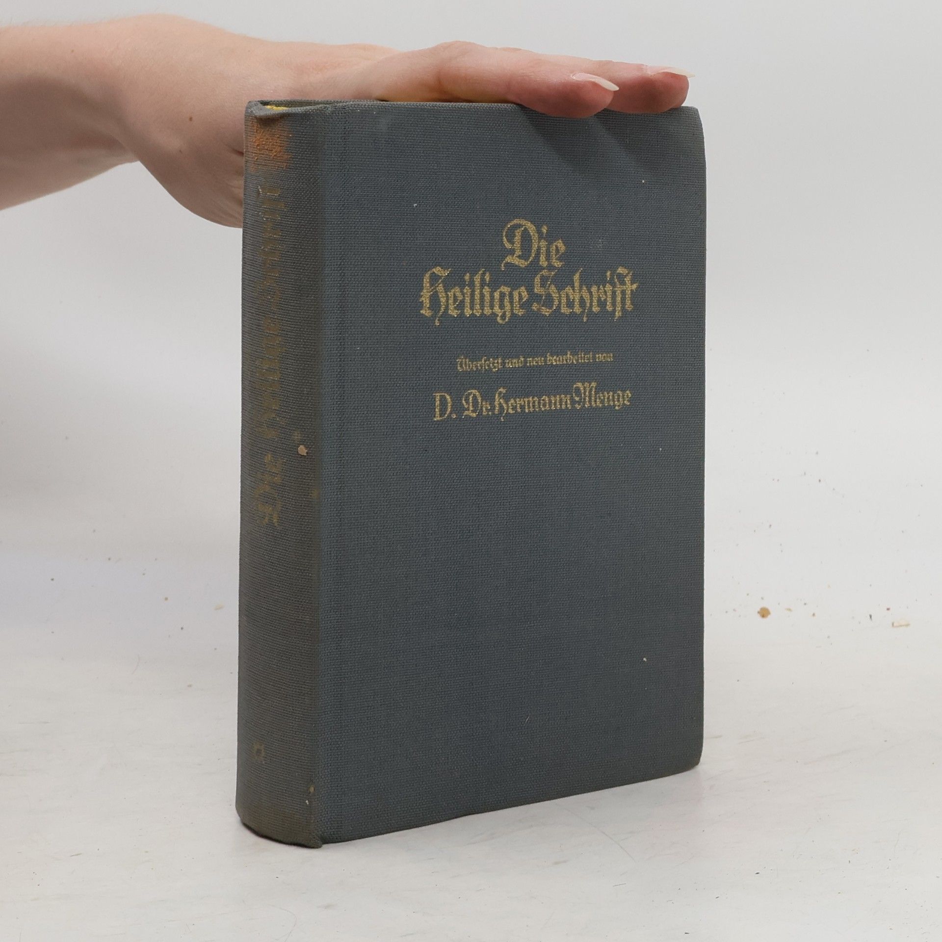Hermann Menge Die Heilige Schrift
