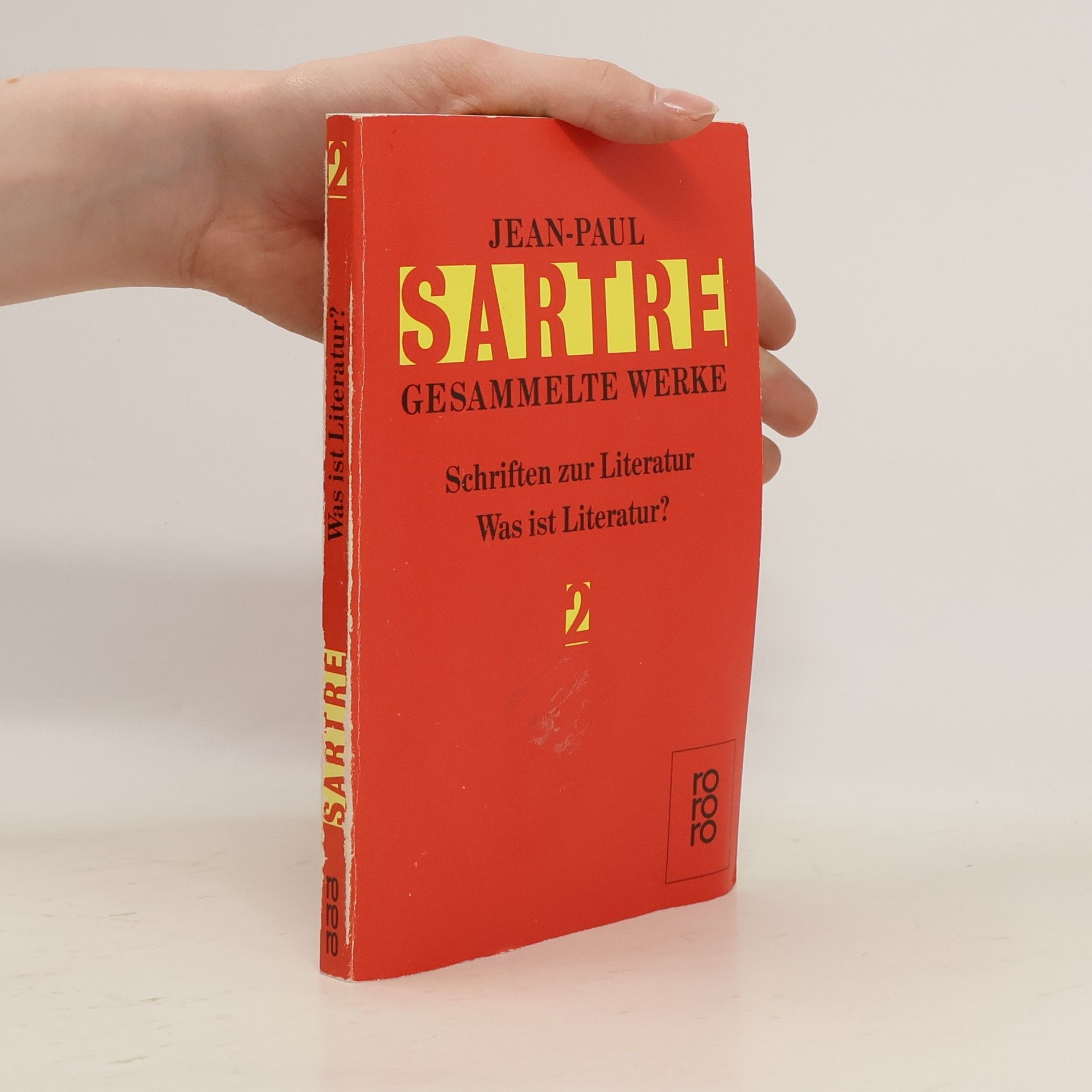 Jean-Paul Sartre Gesammelte Werke, Schriften zur Literatur, 8 Bde.