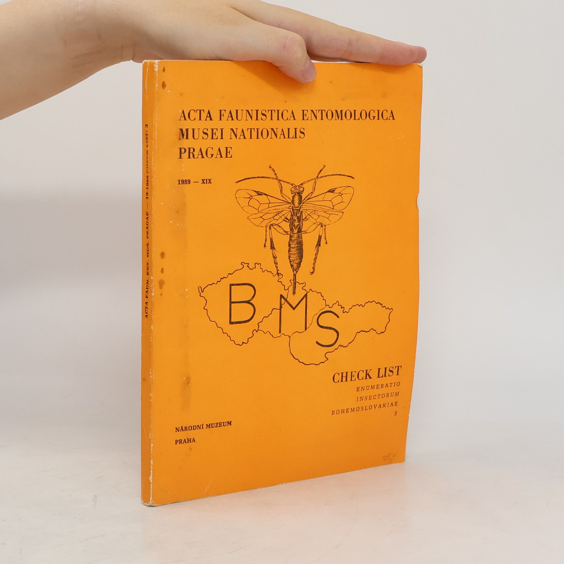 kolektiv Acta Entomologica Musei Nationalis Pragae XIX/1989