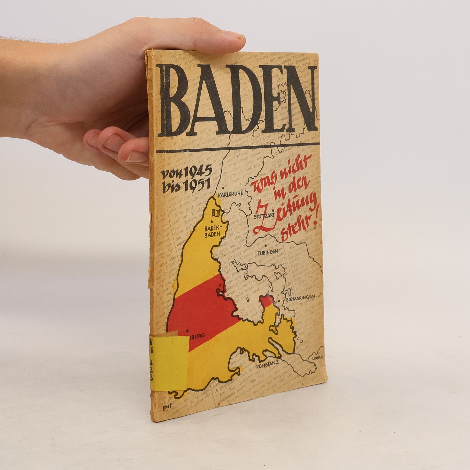 Various authors Baden von 1945 bis 1951