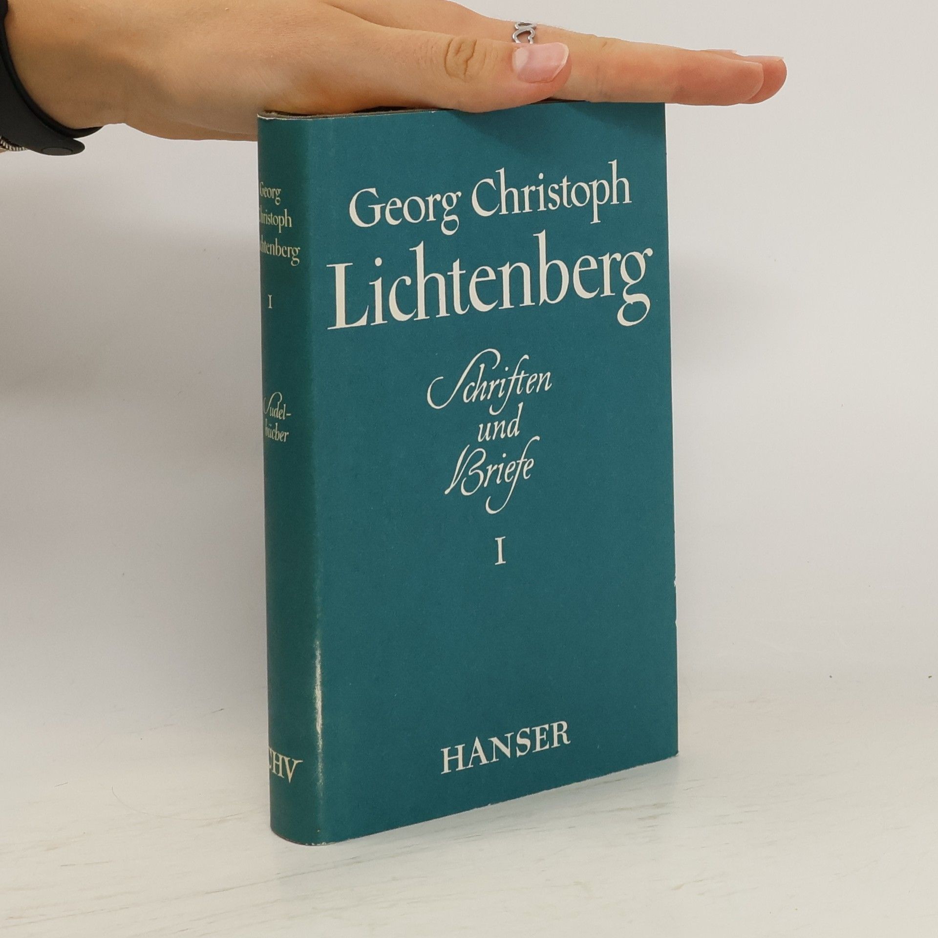 Georg Christoph Lichtenberg Schriften und Briefe 1