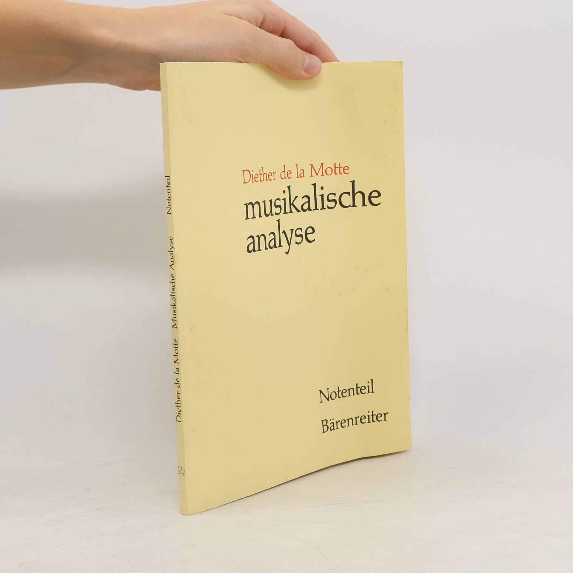 Diether de la Motte Musikalische Analyse