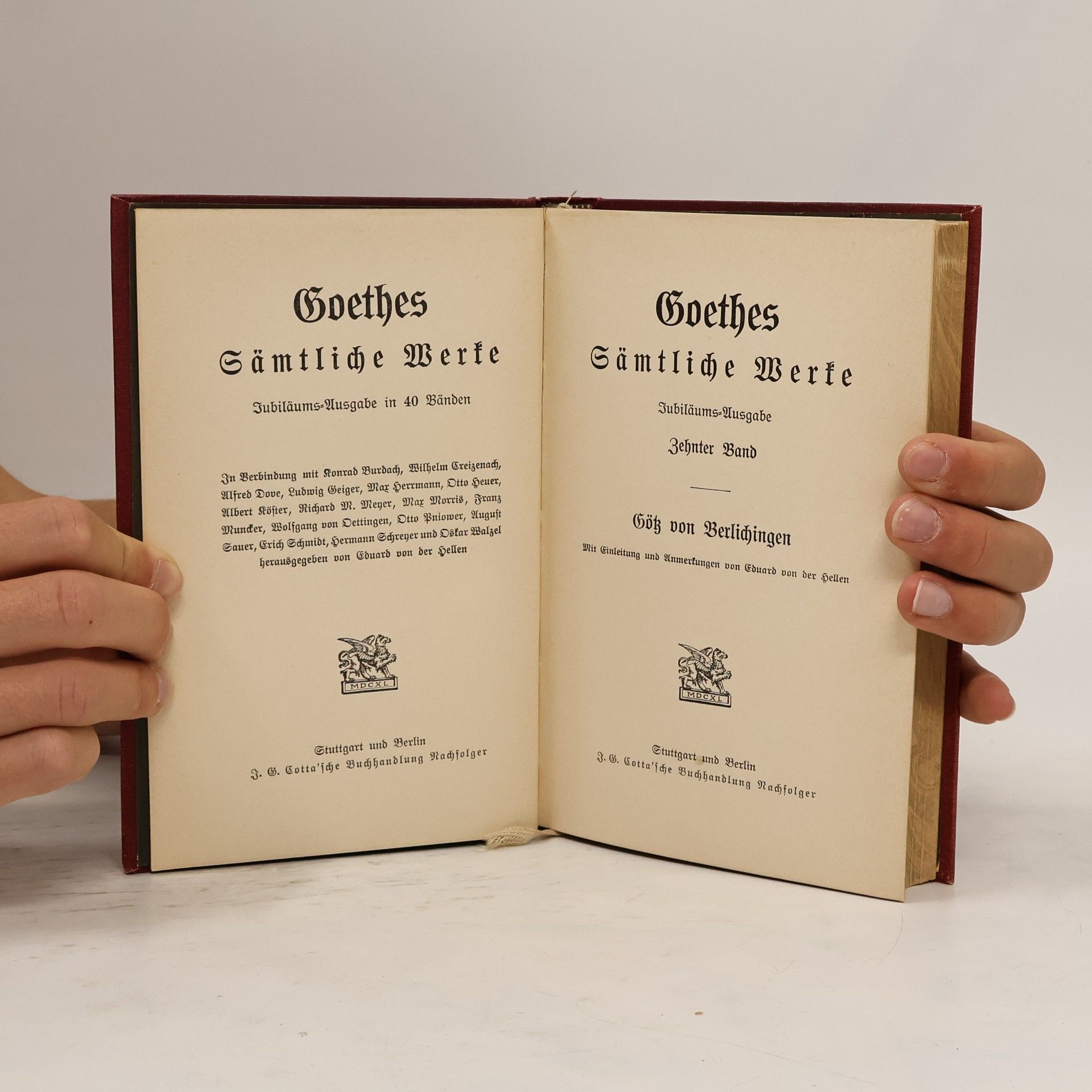 Johann Wolfgang von Goethe Goethes Sämtliche Werke. Zehter Band