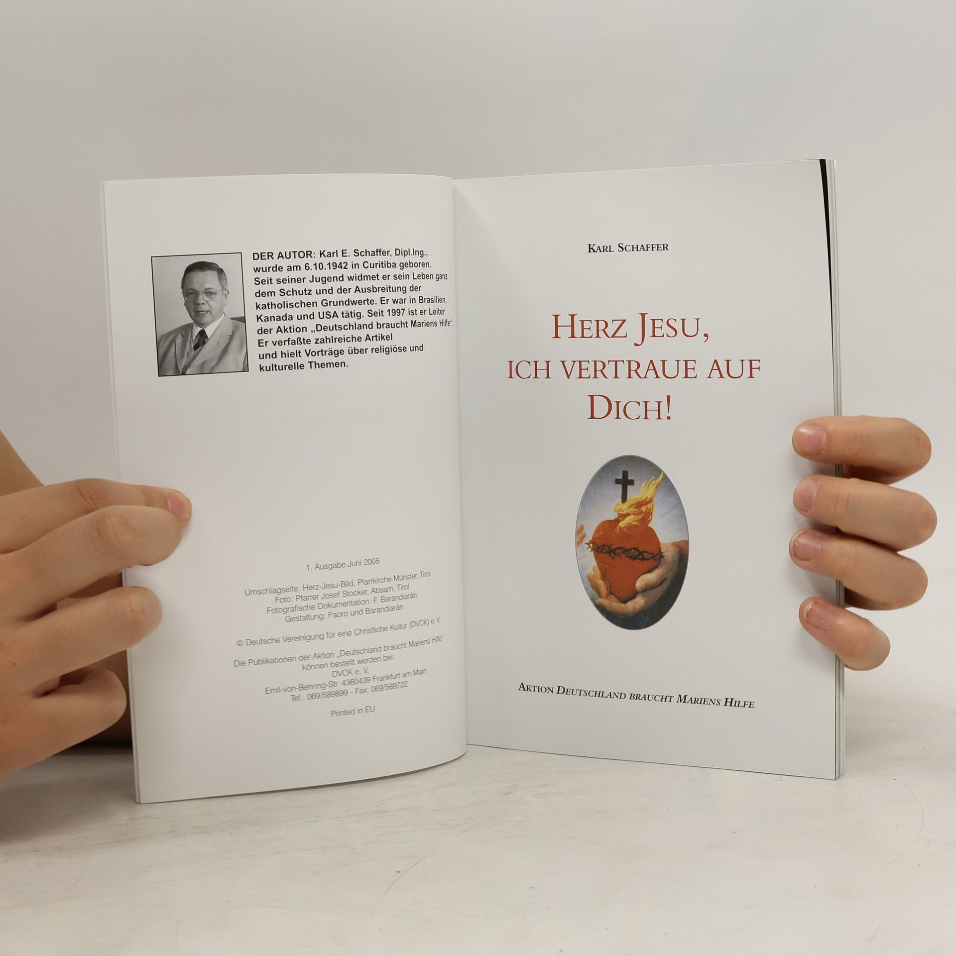 Karl Schaffer Herz Jesu, ich vertraue auf Dich!
