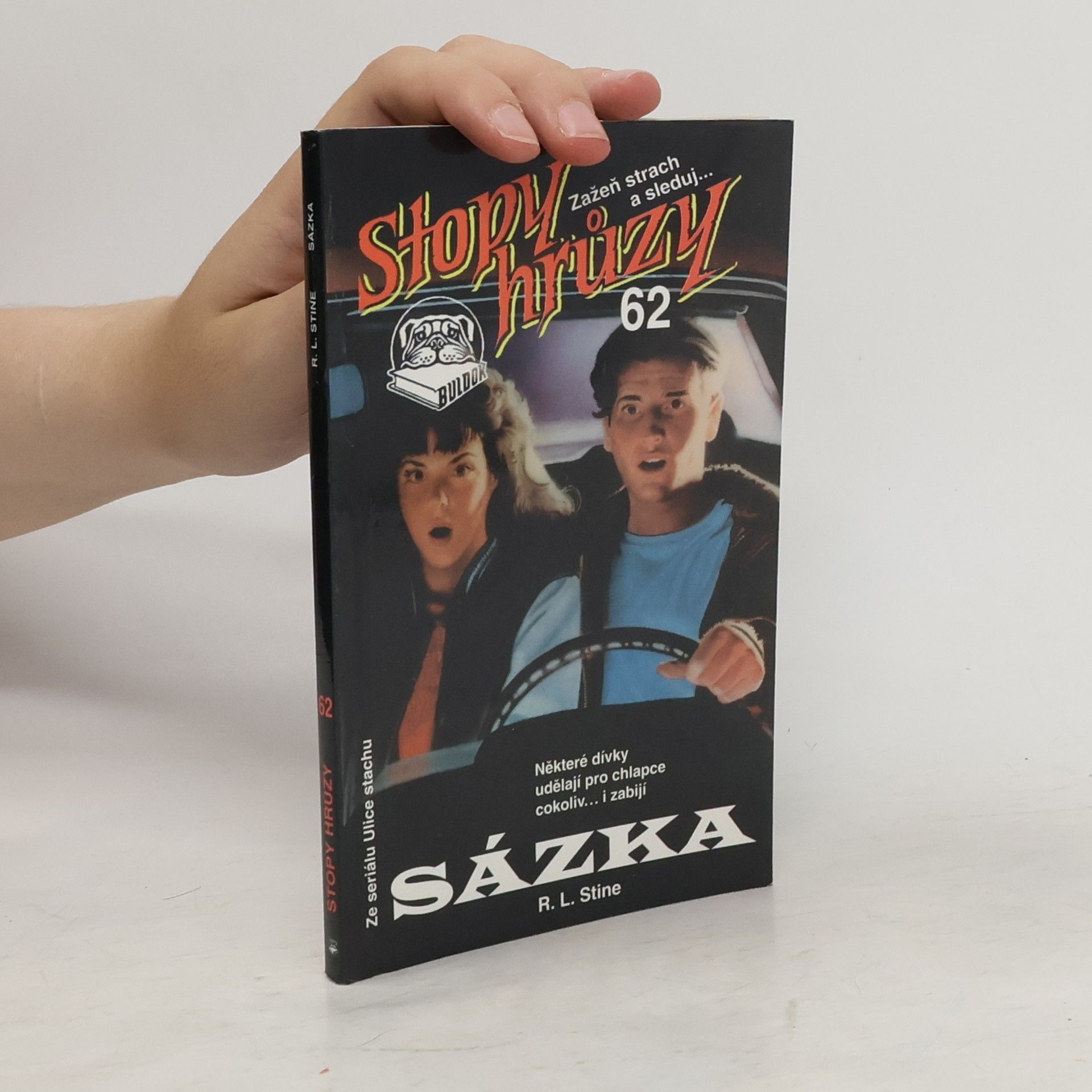 R. L. Stine Sázka. Stopy hrůzy 62