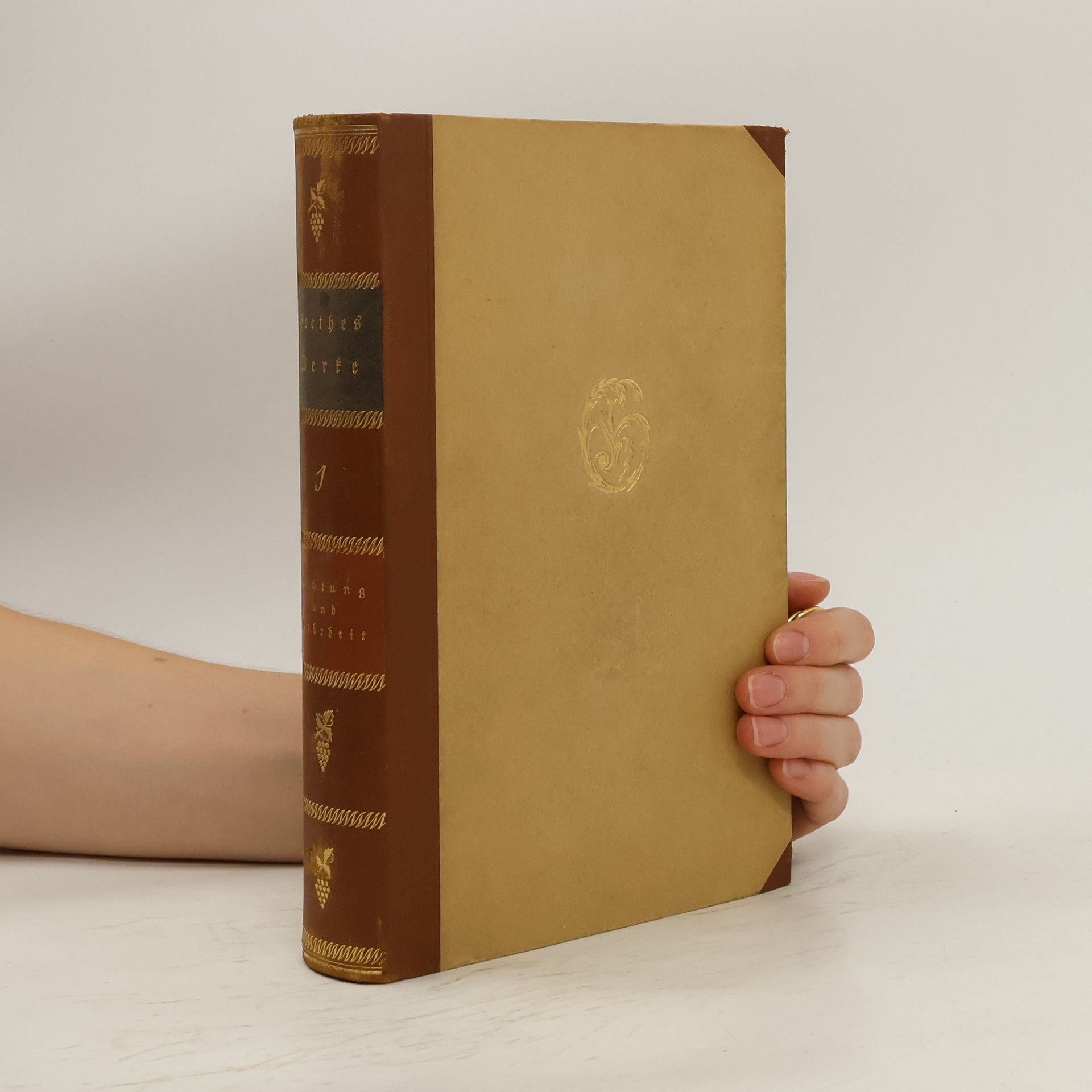 Johann Wolfgang von Goethe Goethe Werke 1. Dichtung und Wahrheit