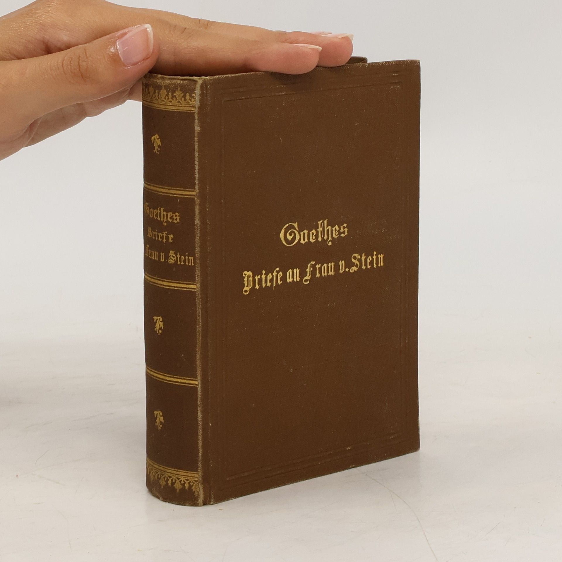 Hermann Camillo Kellner Goethes briefe an frau Charlotte von Stein