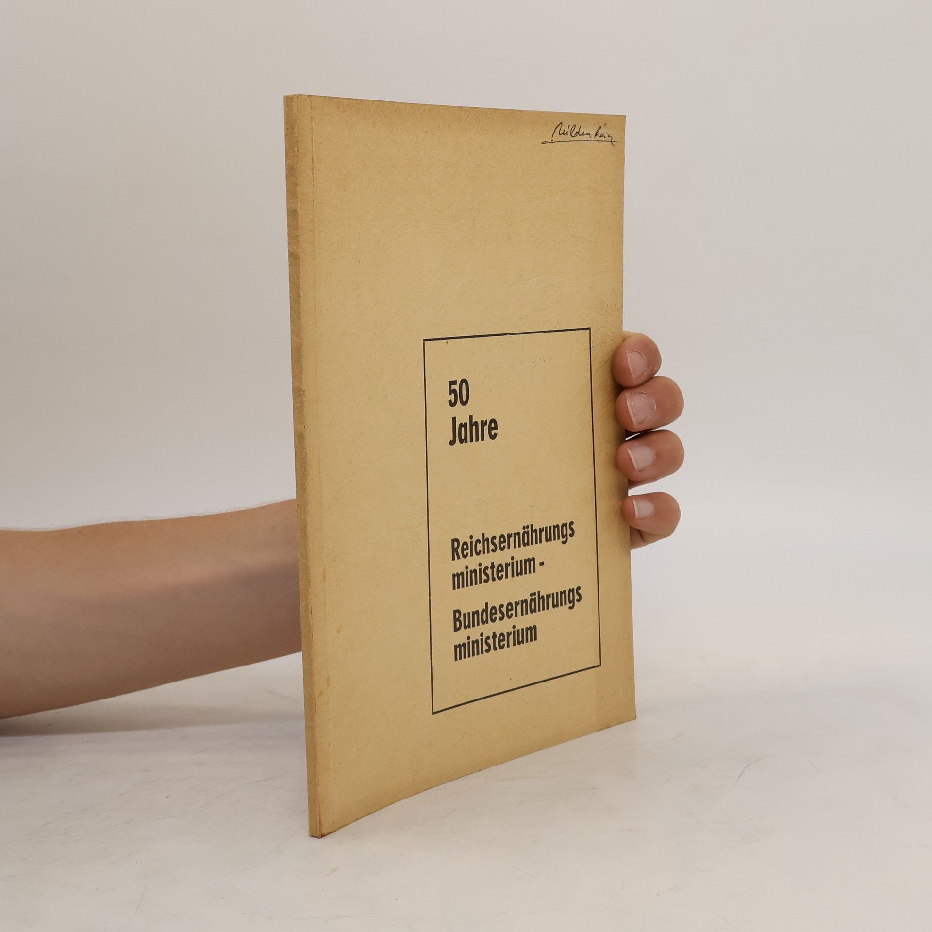 Autorenkollektiv 50 Jahre Reichsernährungs ministerium - Bundesernährungs ministerium