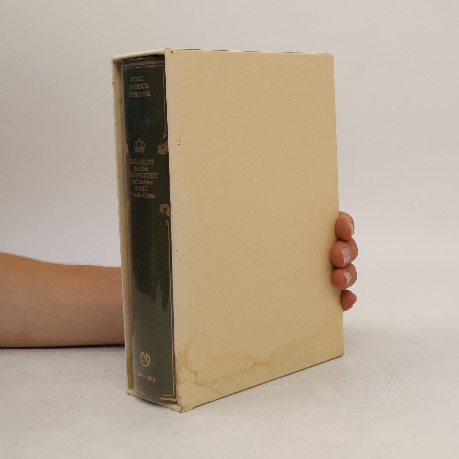 John Galsworthy Nobelpreis 1931-1933. Karlfeldt, Galsworthy, Bunin