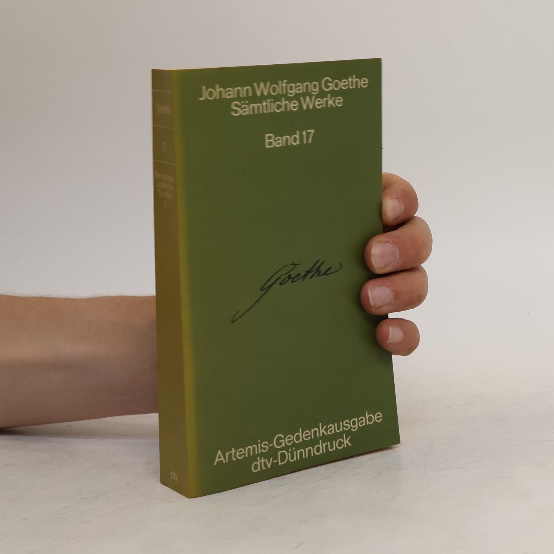 Johann Wolfgang von Goethe Sämtliche Werke. Band 17