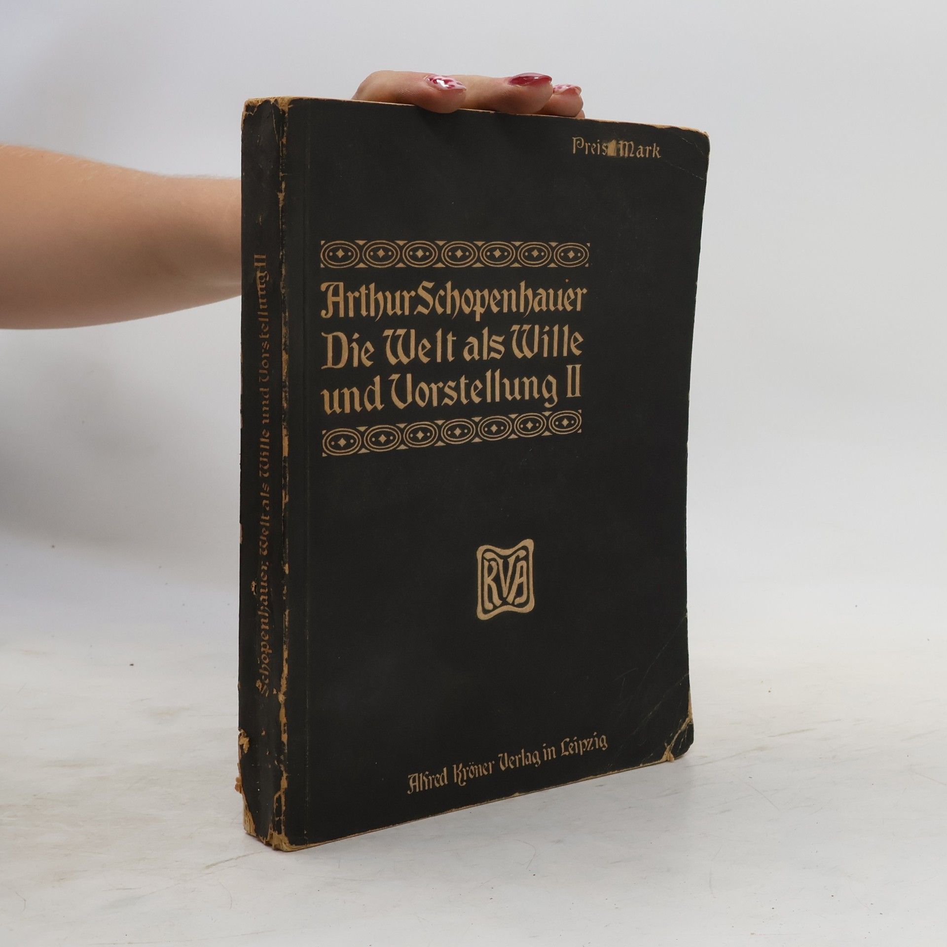 Arthur Schopenhauer Die Welt Als Wille und Vorstellung 2