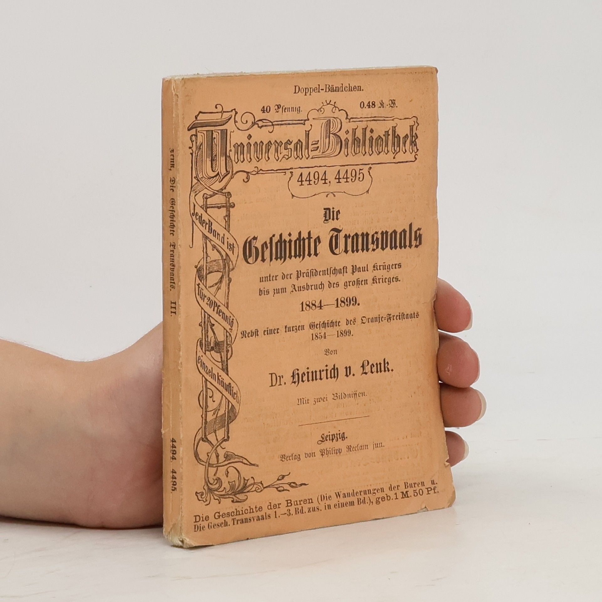 Heinrich von Lenk Die Geschichte Transvaals