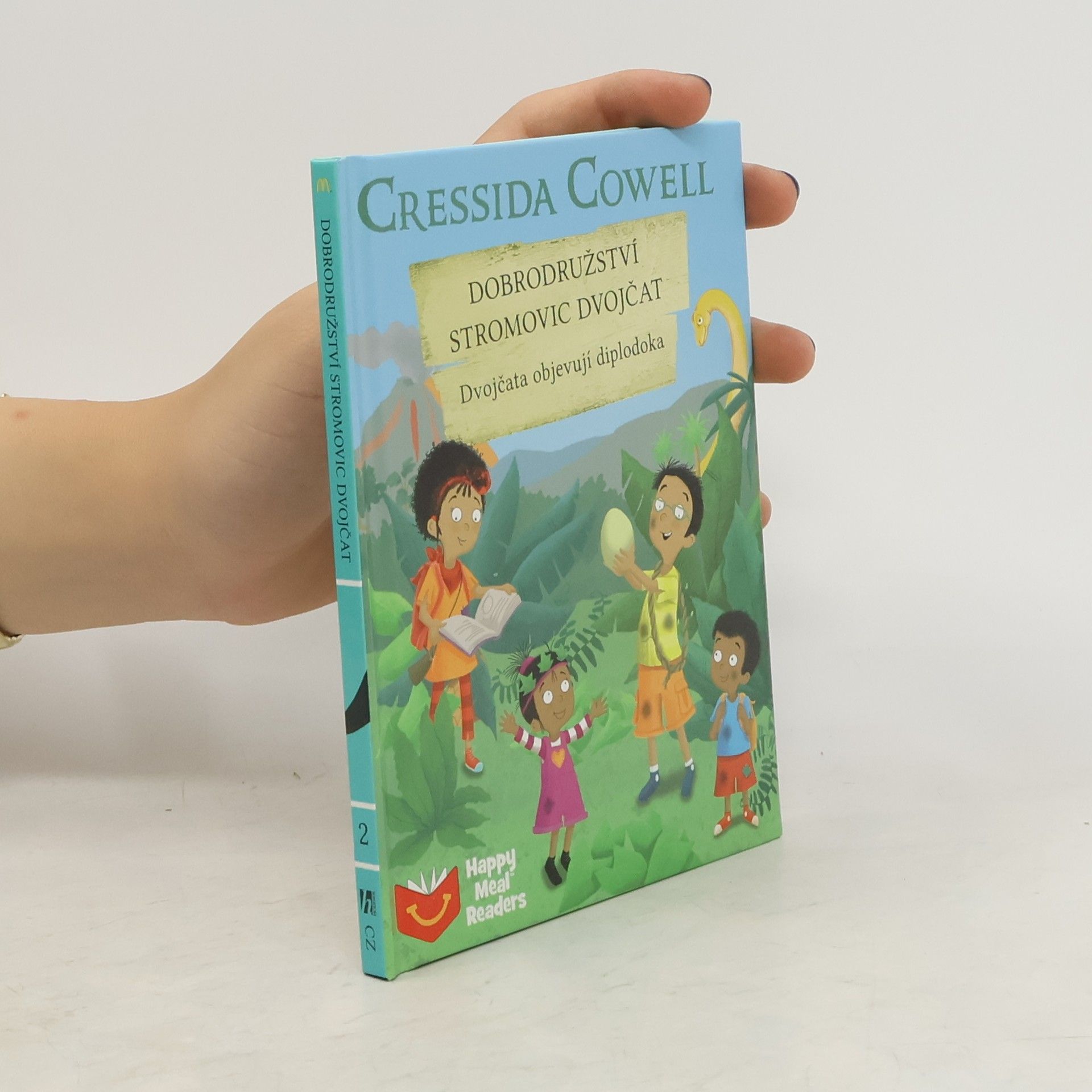 Cressida Cowell Dobrodružství Stromovic dvojčat. Dvojčata objevují diplodoka