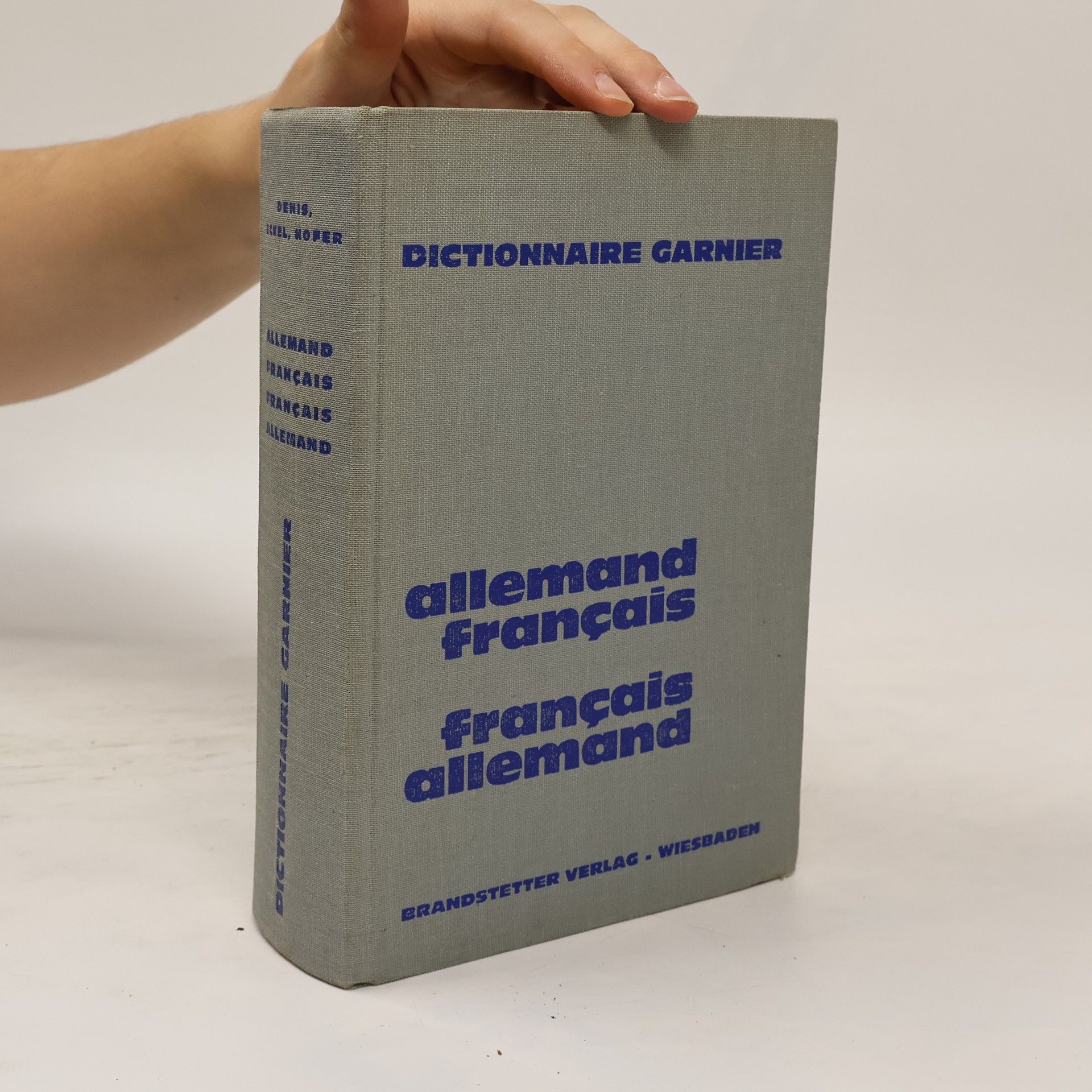 Joseph Denis Allemand-francais. Fracais-allemand
