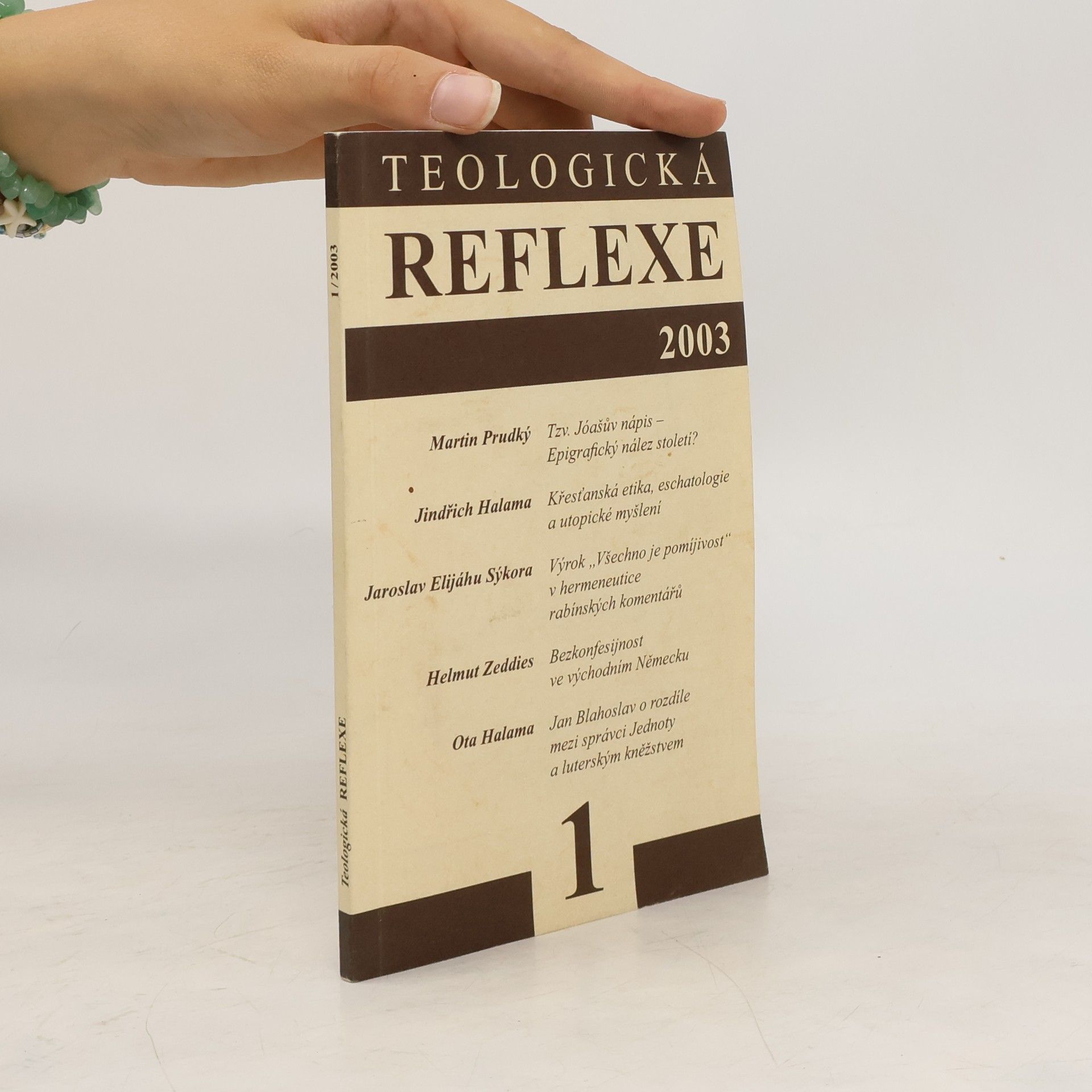 Collectif d'auteurs Teologická reflexe 1/2003