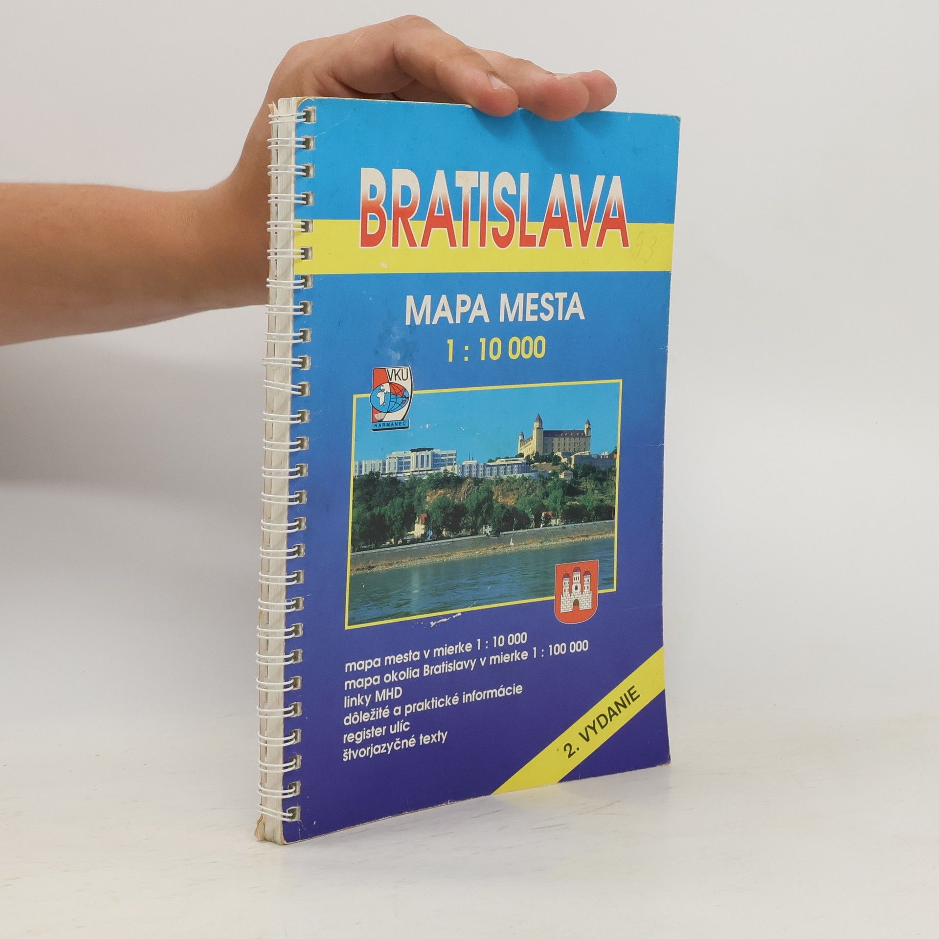 Vojenský kartografický ústav (Harmanec, Slovensko) Bratislava mapa mesta