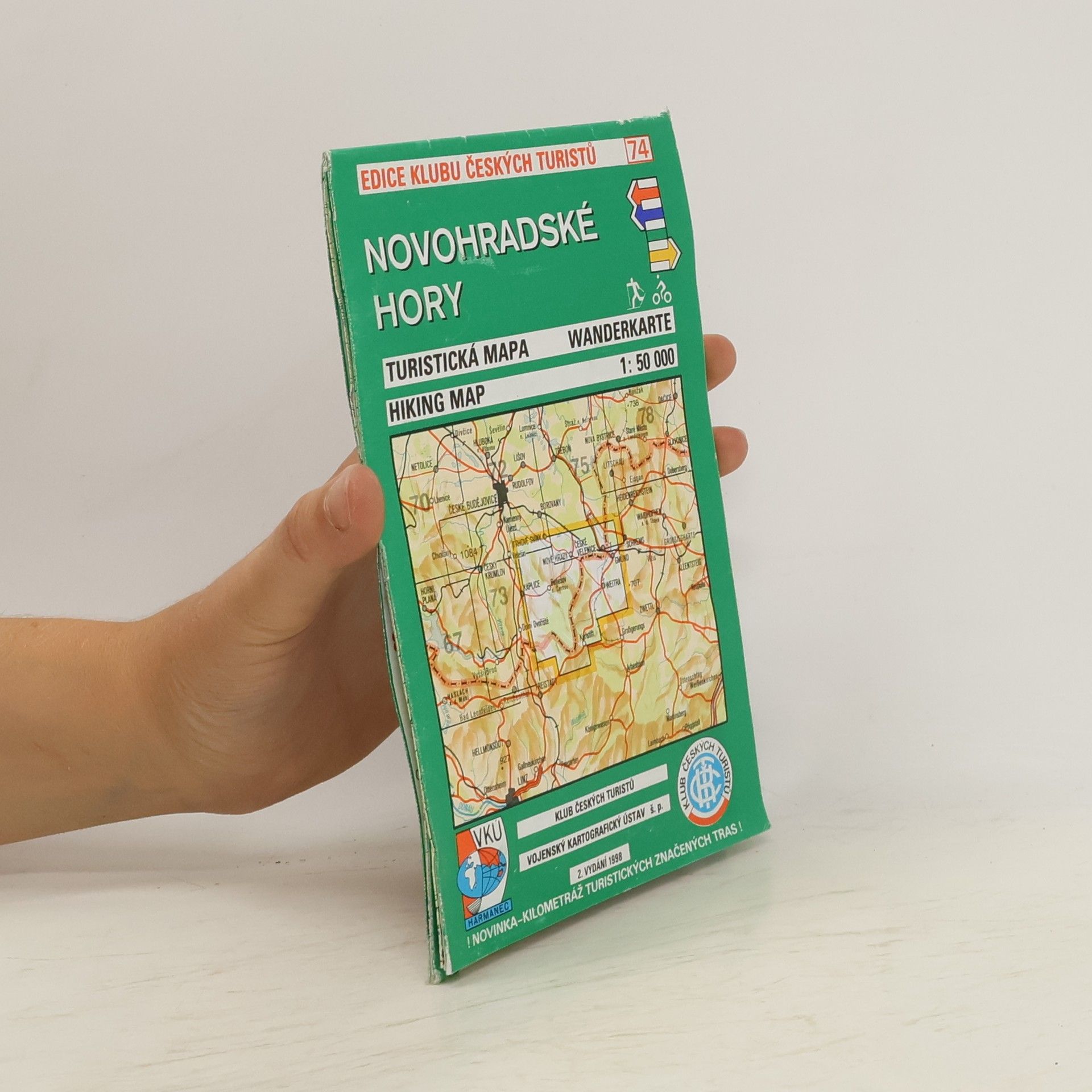 kolektiv Novohradské hory turistická mapa 1:50 000