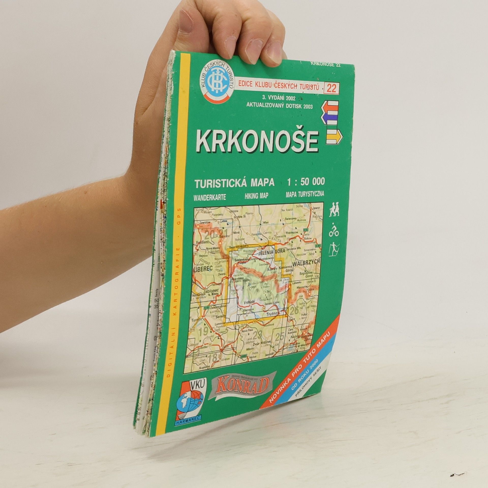 kolektiv Krkonoše : turistická mapa
