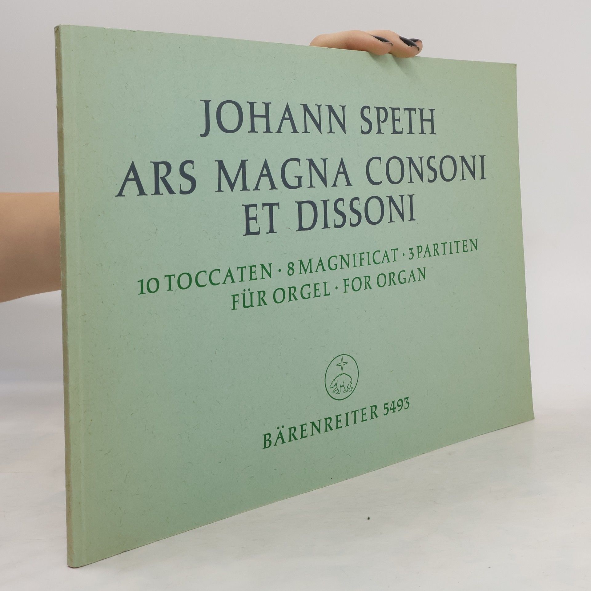 Johann Speth Johann Speth. Ars magna consoni et dissoni