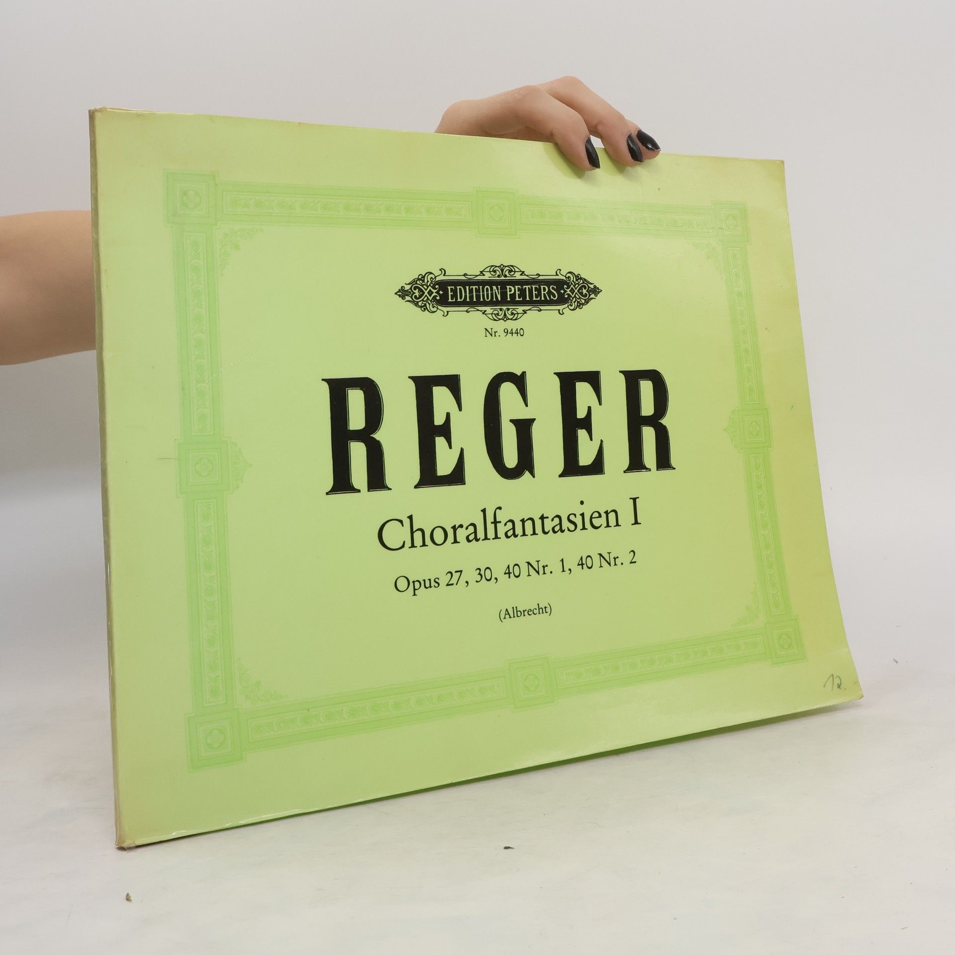 Max Reger Choralfantasien I.