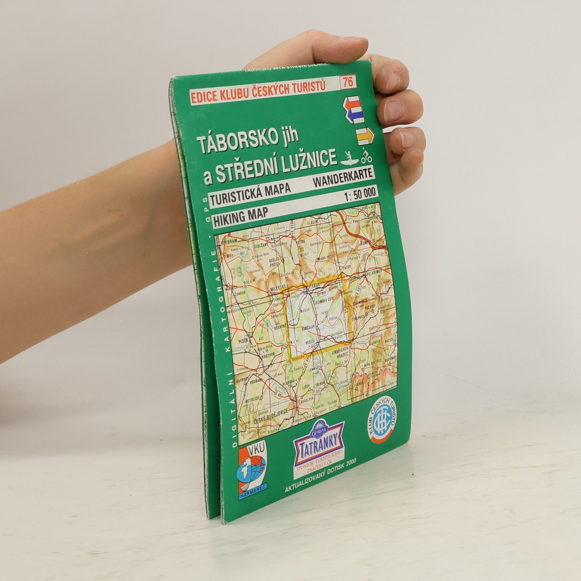 kolektiv Táborsko jih a střední Lužnice. turistická mapa. 1 : 50 000