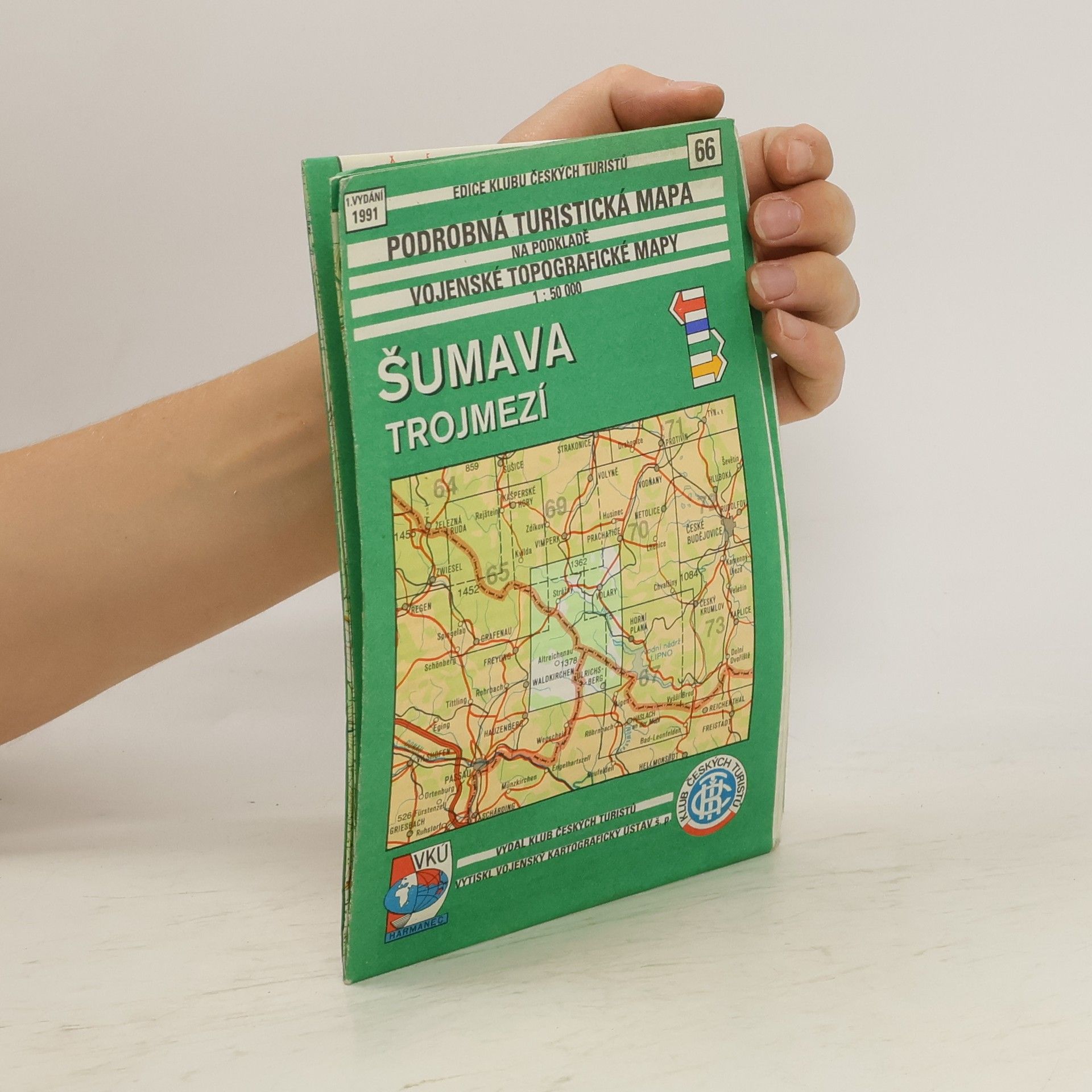 Collectif d'auteurs Šumava - Trojmezí. Turistická mapa