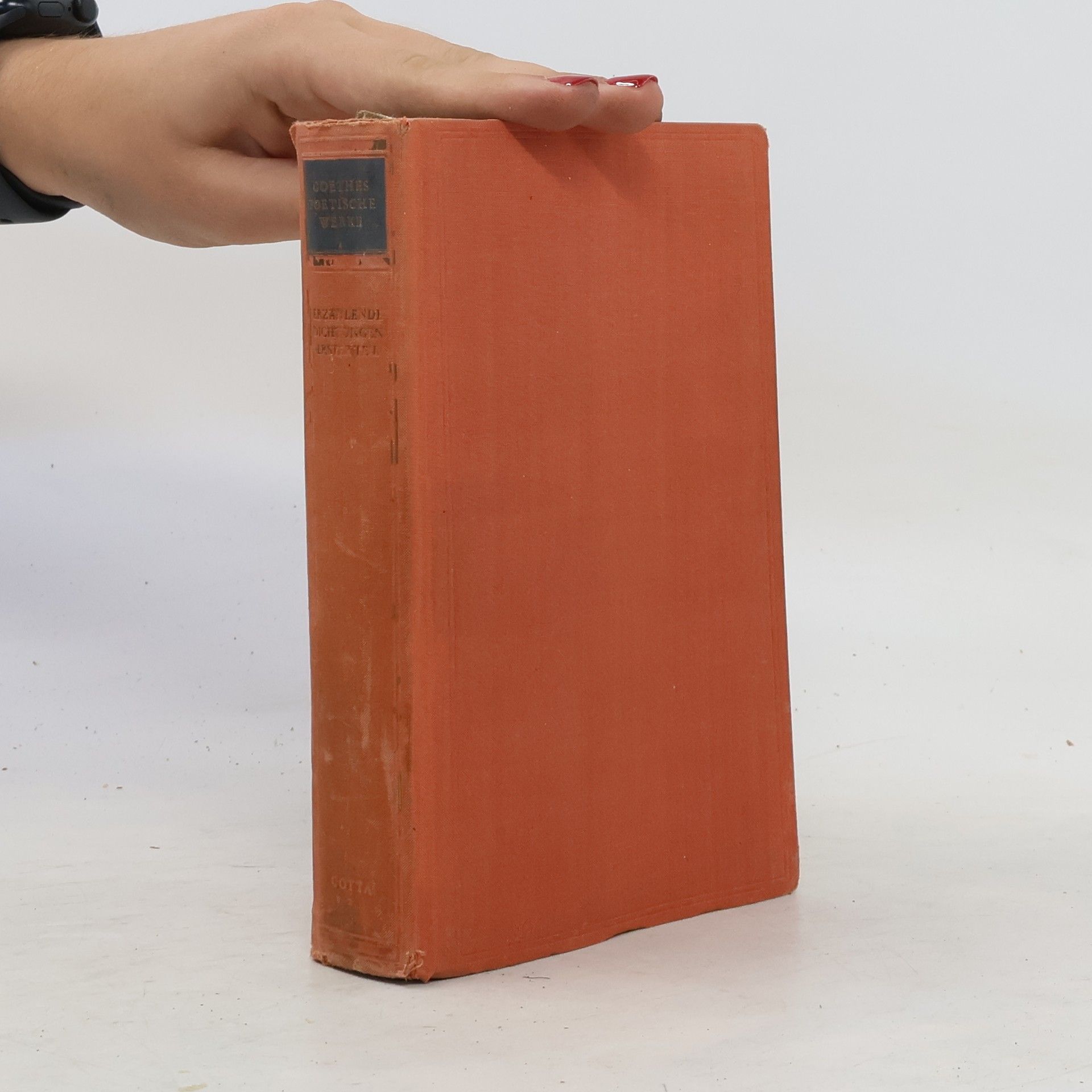 Johann Wolfgang von Goethe Goethes poetische Werke. Erzählende Dichtungen I