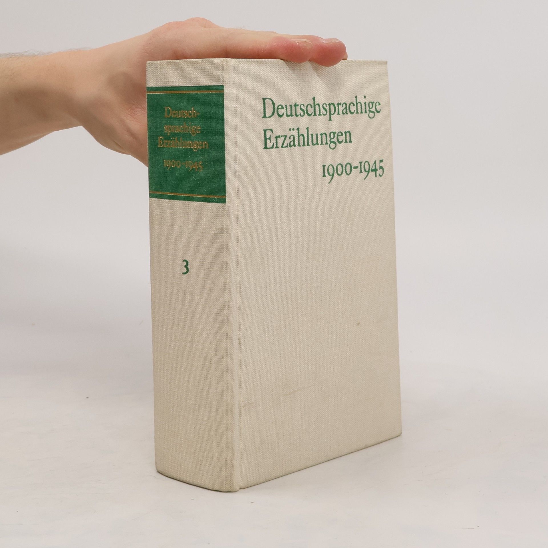 Autores varios Deutschsprachige Erzählungen 1900-1945. Band 3