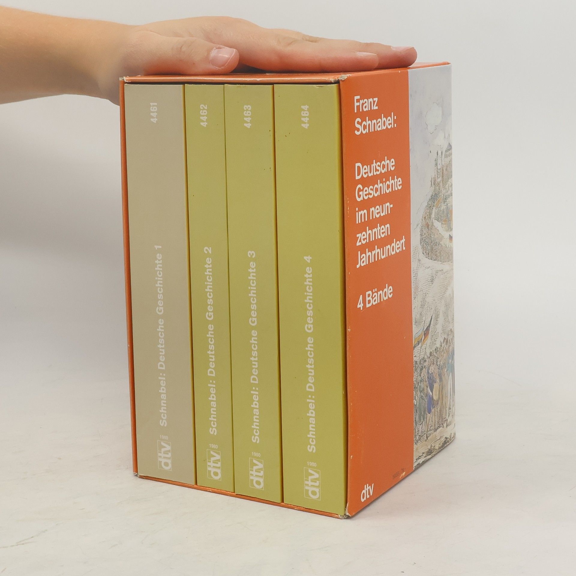Franz Schnabel Deutsche Geschichte im neunzehnten Jahrhundert (4 svazky, box)